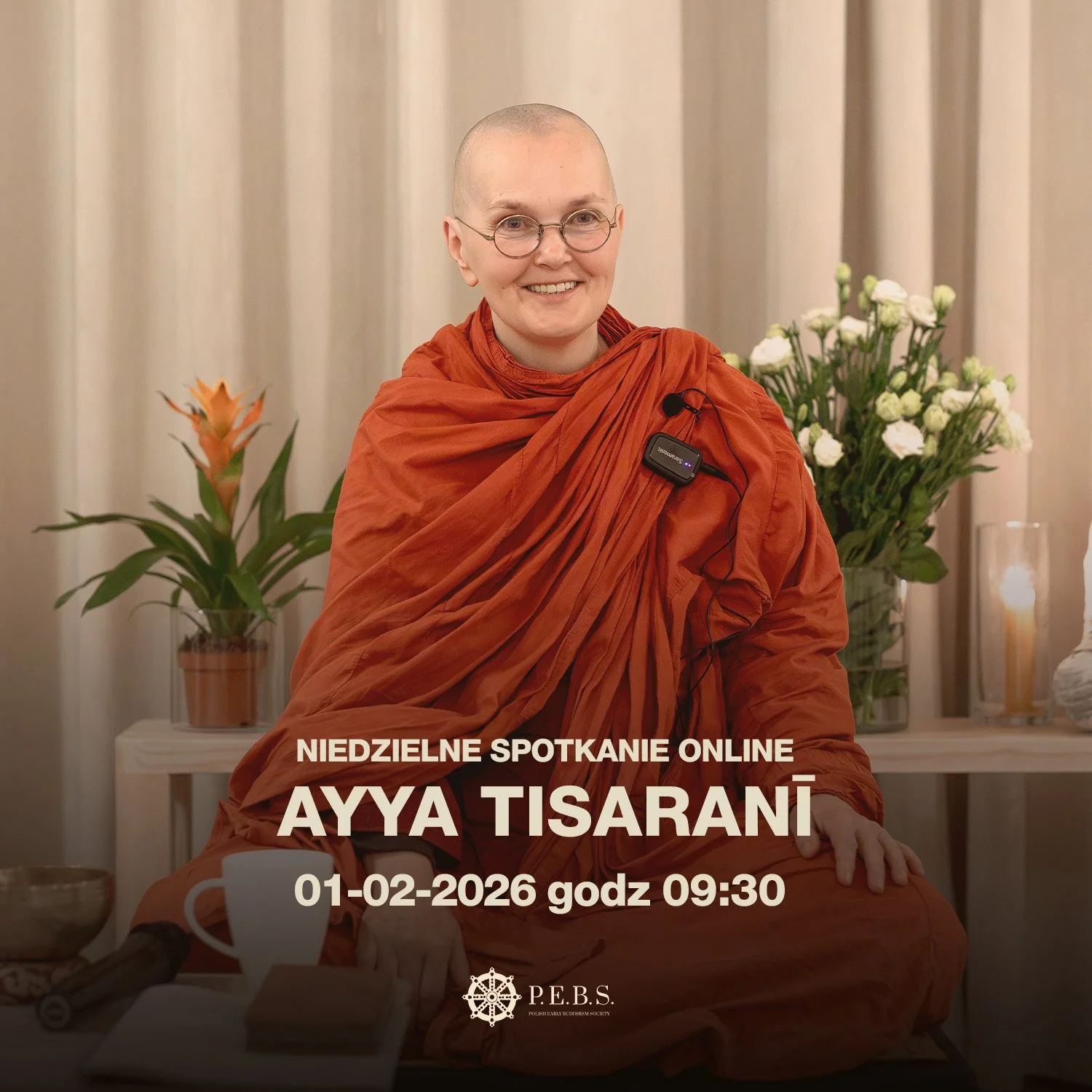 Spotkanie online z&nbsp;Ayyą Tisaranī