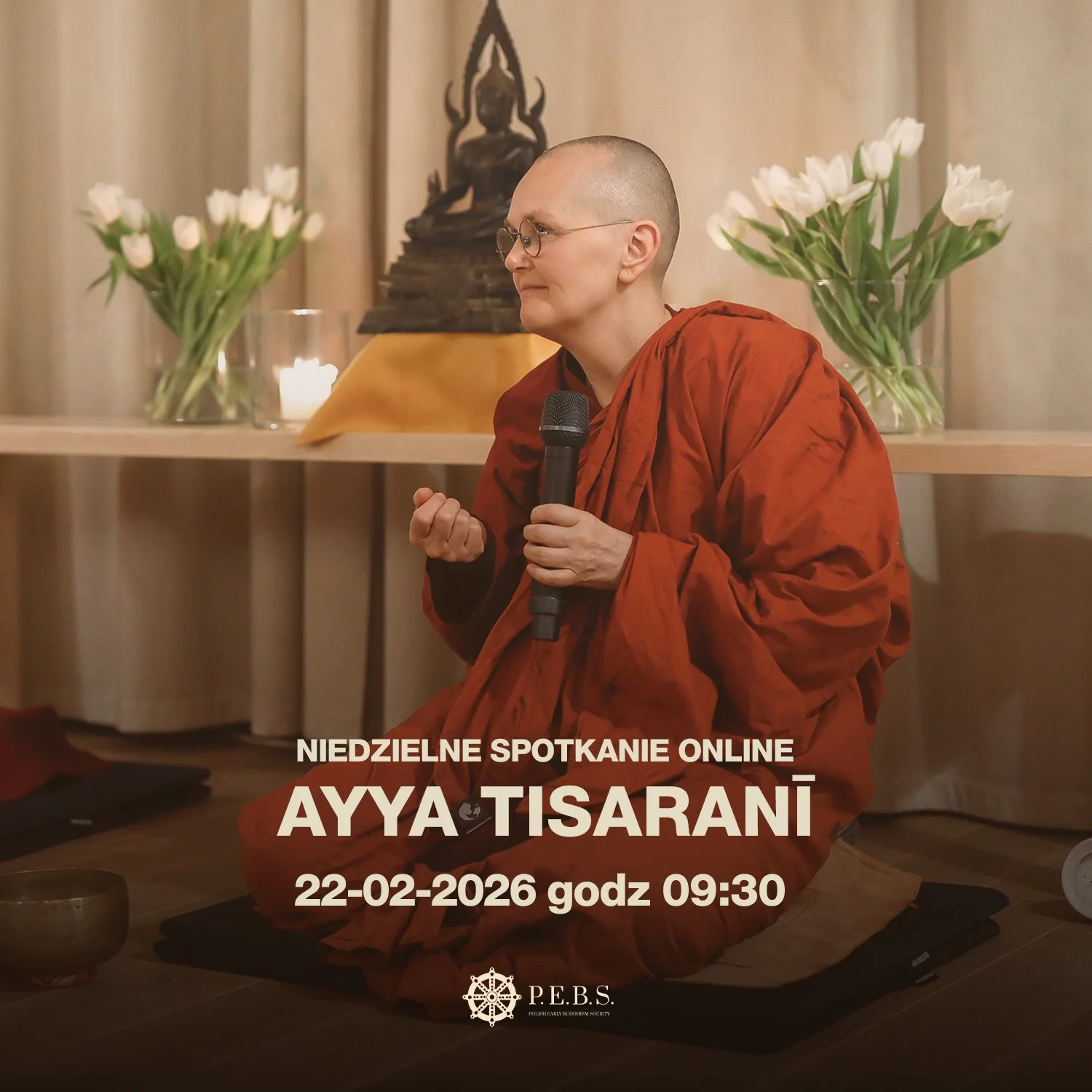 Spotkanie online z&nbsp;Ayyą Tisaranī 