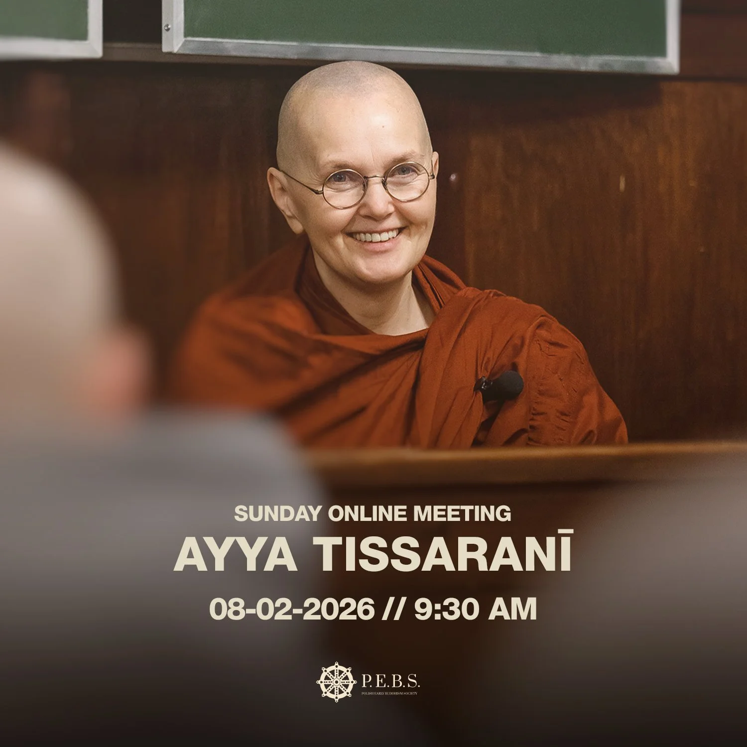 Online meeting with&nbsp;Ayya Tisaranī