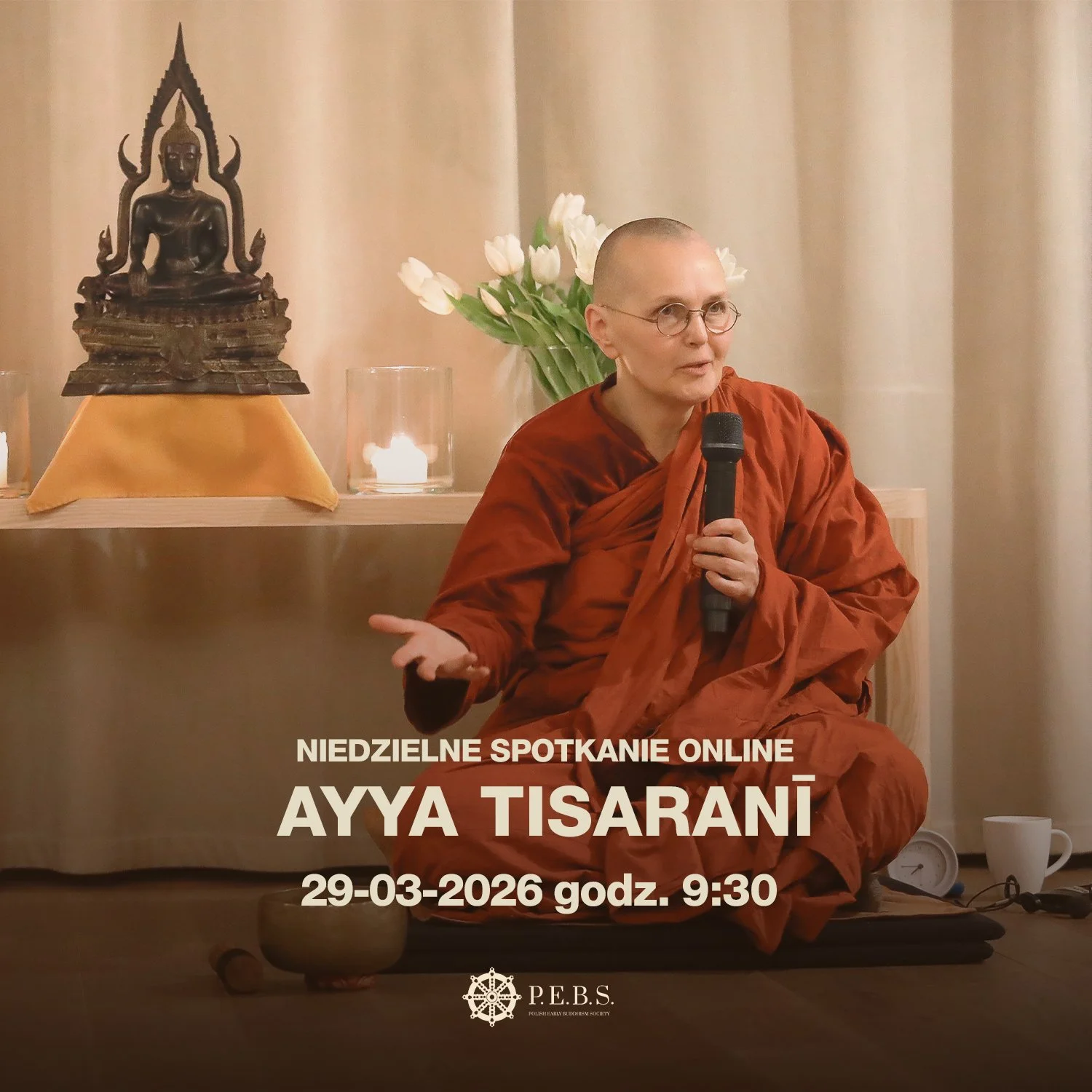 Spotkanie online z&nbsp;Ayyą Tisaranī