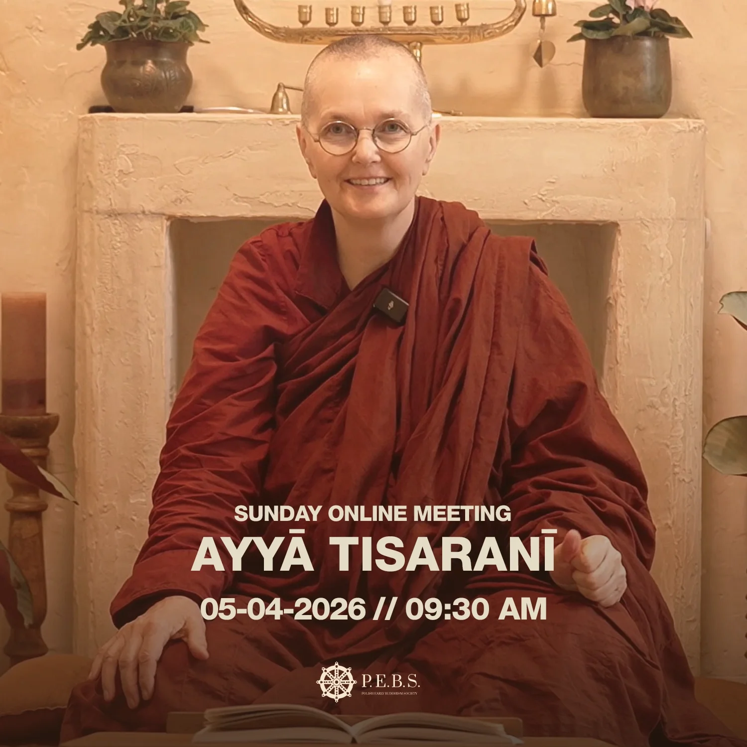 Online meeting with&nbsp;<span class="sqsrte-text-color--black">Ayyā</span> Tisaranī