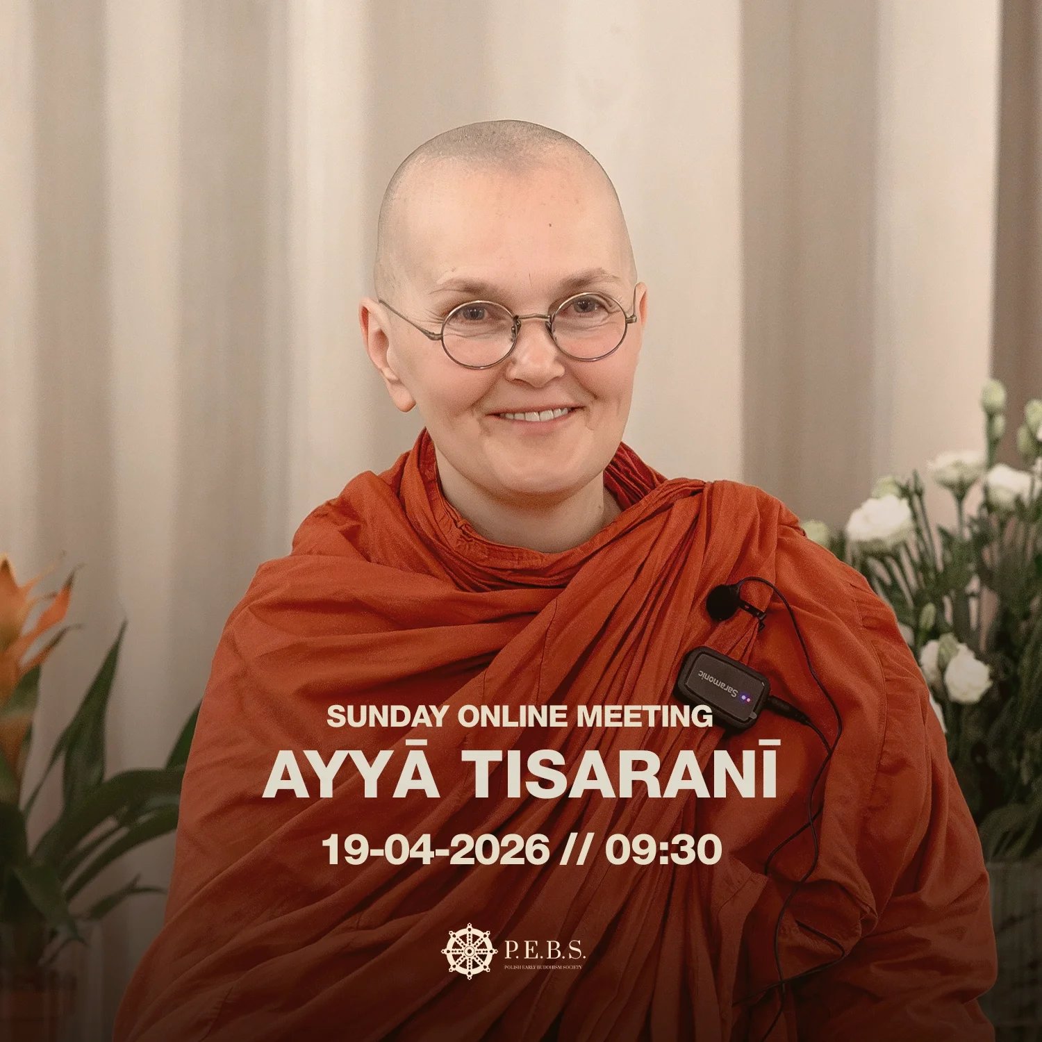 Online meeting with&nbsp;Ayya Tisaranī