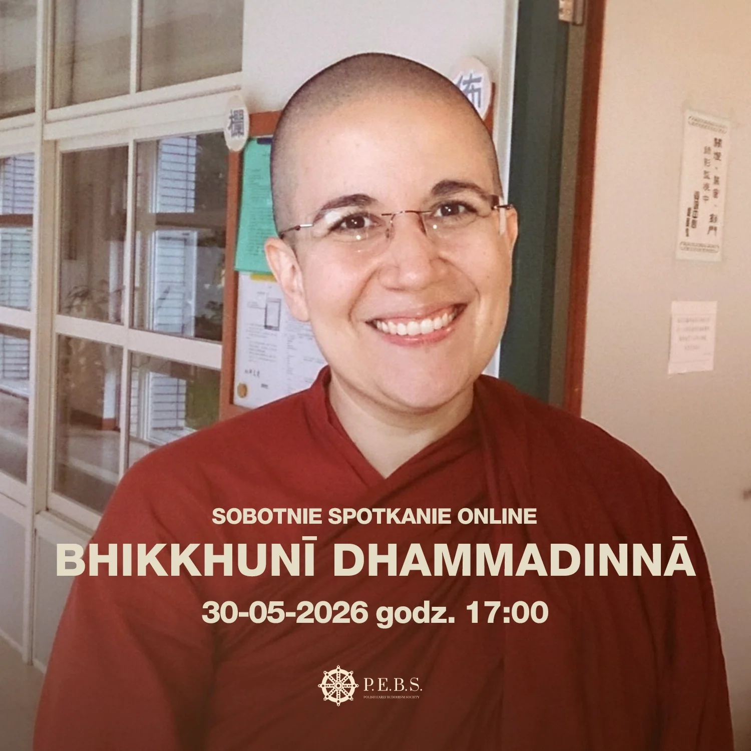 Spotkanie online z&nbsp;Bhikkhunī Dhammadinnā