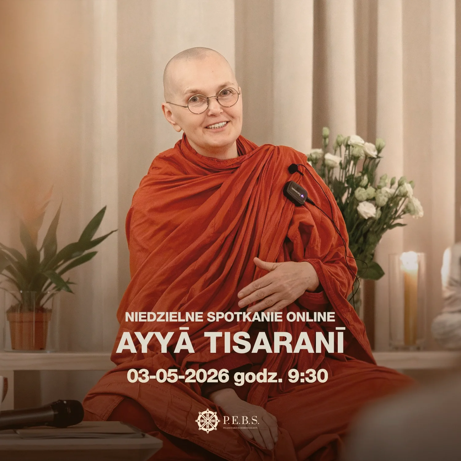 Spotkanie online z&nbsp;Ayyą Tisaranī 