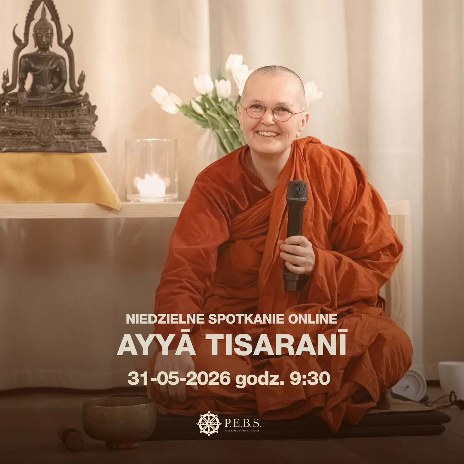 Spotkanie online z&nbsp;Ayyą Tisaranī