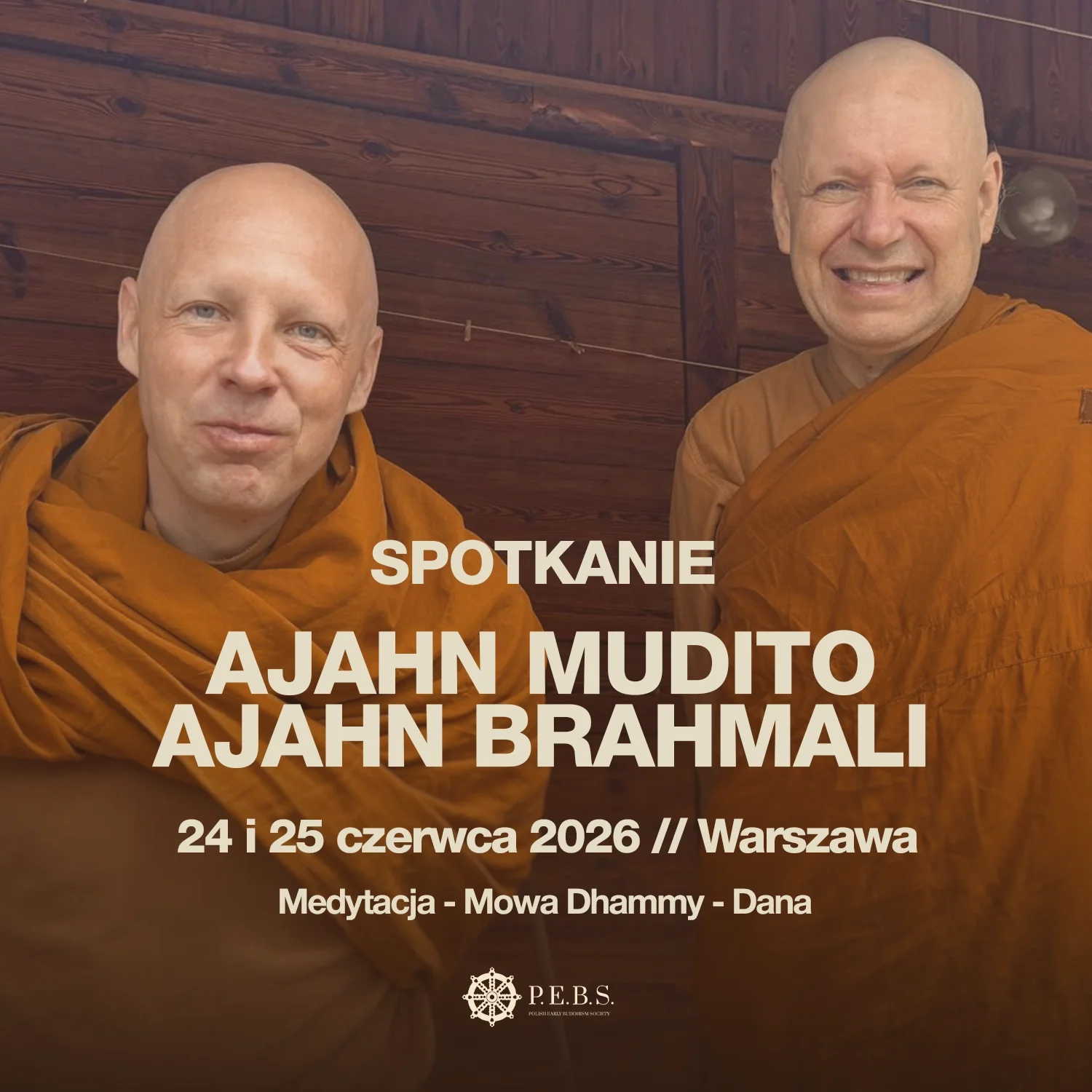 Spotkanie z Ajahnem Mudito i Ajahnem Brahmali