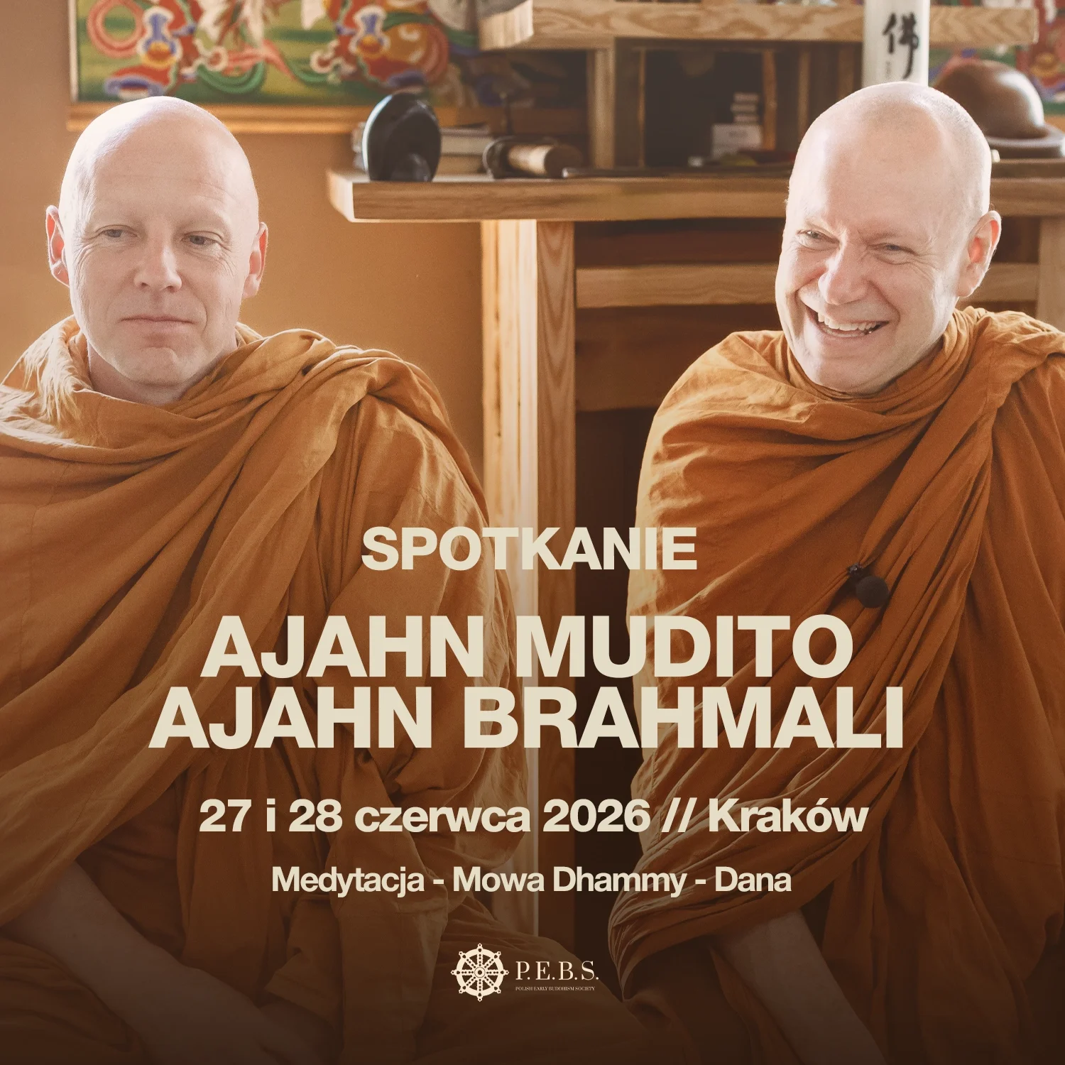 Spotkanie z Ajahnem Mudito i Ajahnem Brahmali