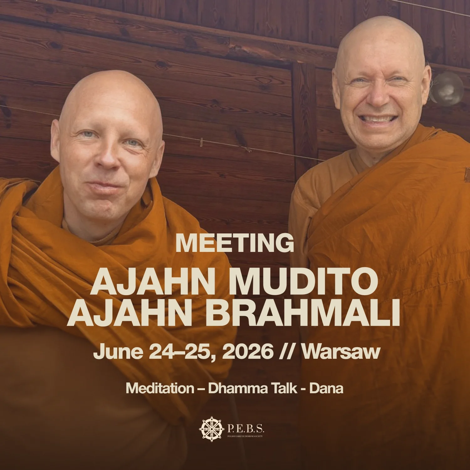Meeting with Ajahn Mudito and Ajahn Brahmali