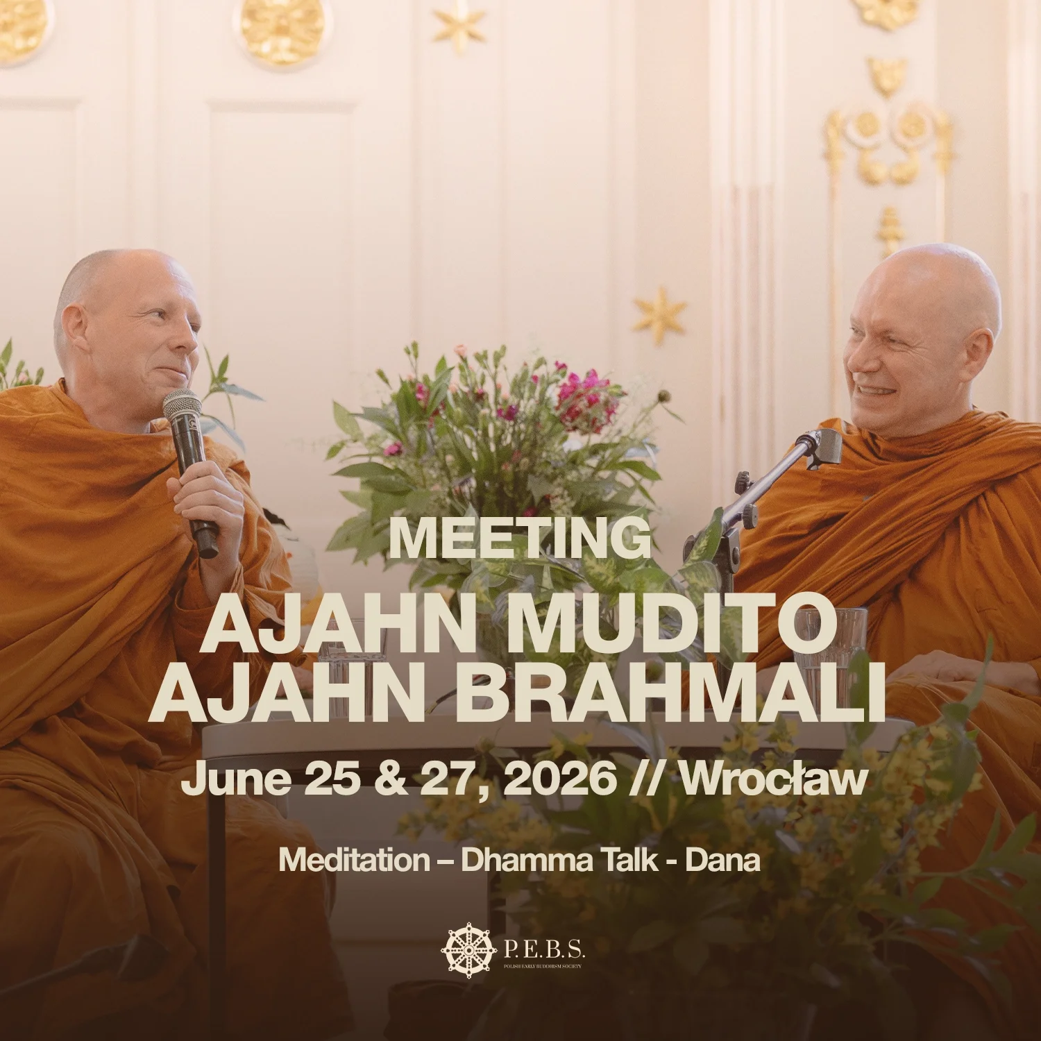 Meeting with Ajahn Mudito and Ajahn Brahmali