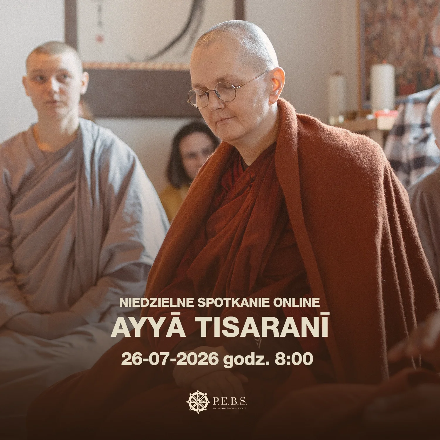 Spotkanie online z&nbsp;Ayyą Tisaranī