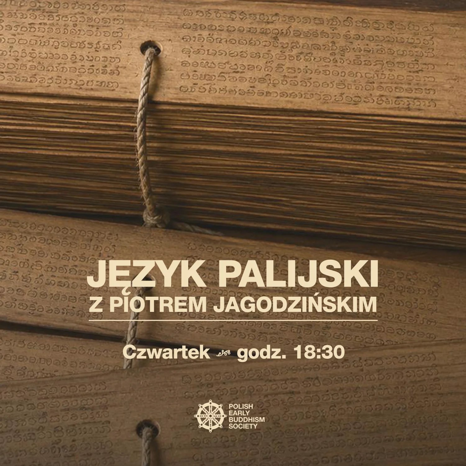 Podstawy języka palijskiego z Piotrem Jagodzińskim 