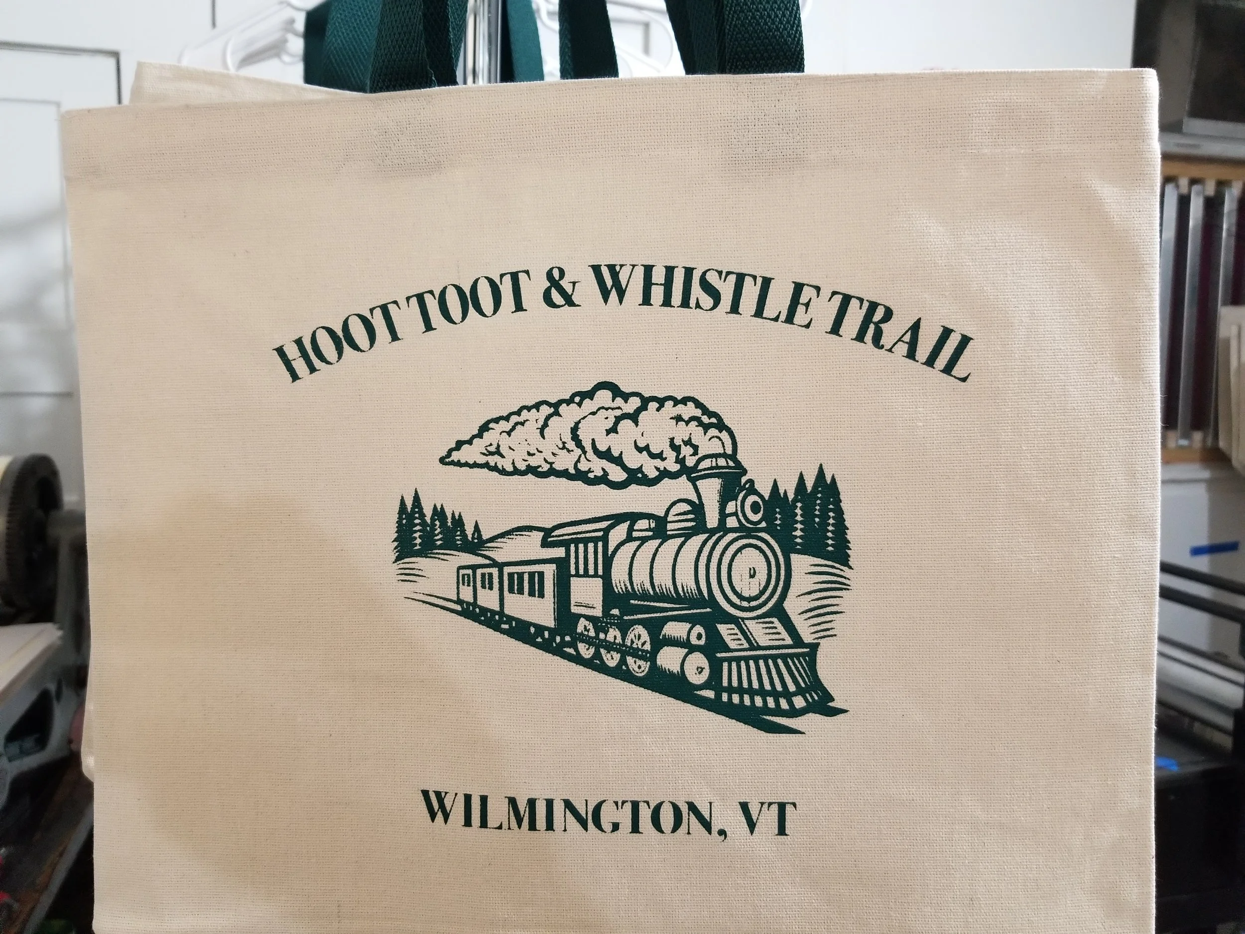 Hoot Toot &amp; Whistle Trail Tote Bags