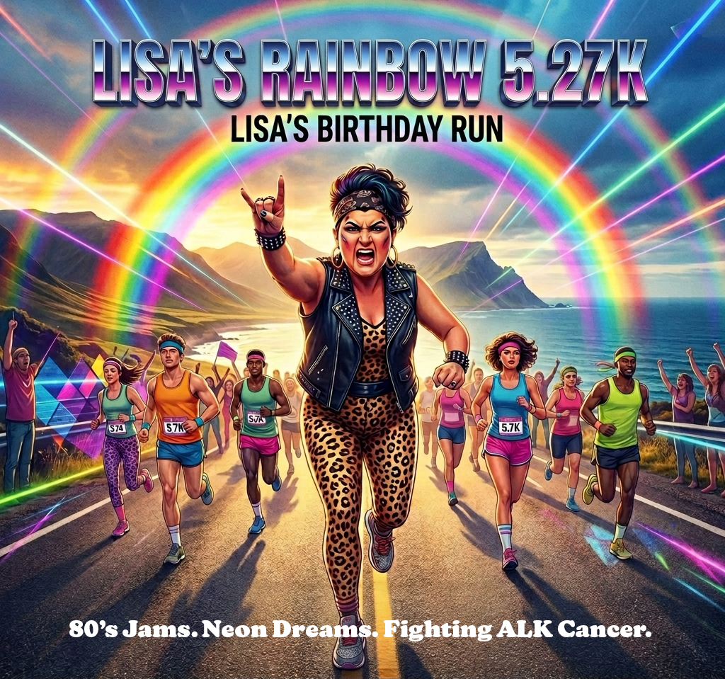 THIS ONE'S FOR LISA 🎂🤘 Her birthday. Our battle anthem.