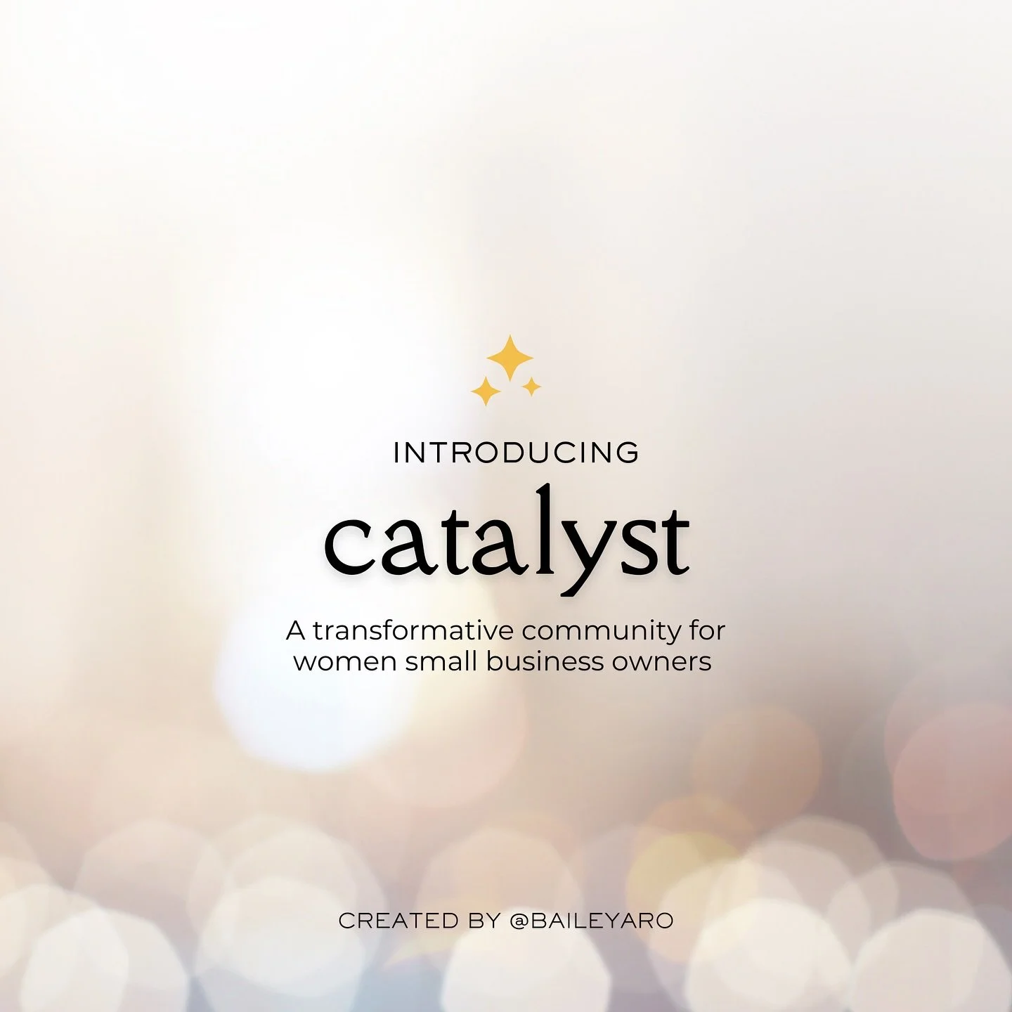 Eek! I&rsquo;ve been working on something BIG this winter. Doors open next week!

Comment CATALYST for all the details ✨