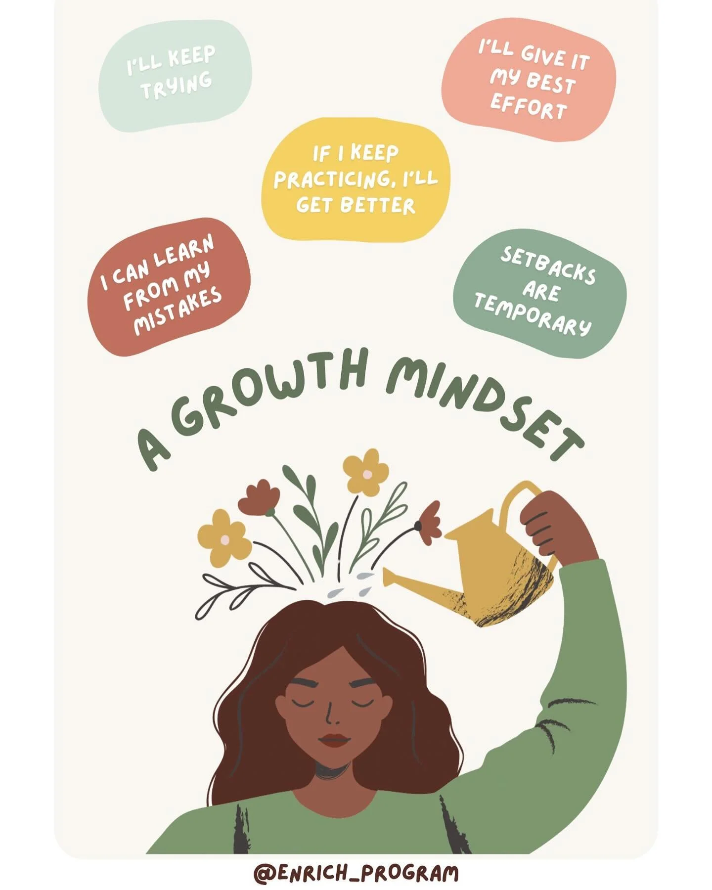 A Growth Mindset by Udi Gitau ✨

Over the next few weeks, the ENRICH Program will be  sharing content for youth that has been created by members of our ENRICH Youth Advisory Board! #ForYouthByYouth #Share Comment #Like

Stay tuned to see &amp; hear m