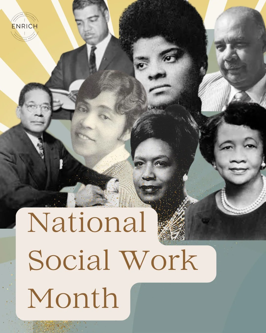 During National Social Work Month, we honor the historical leaders who helped shape the social work profession and laid the foundation for the advocacy, compassion, and community care we see today.

Their dedication to social justice, mental health a