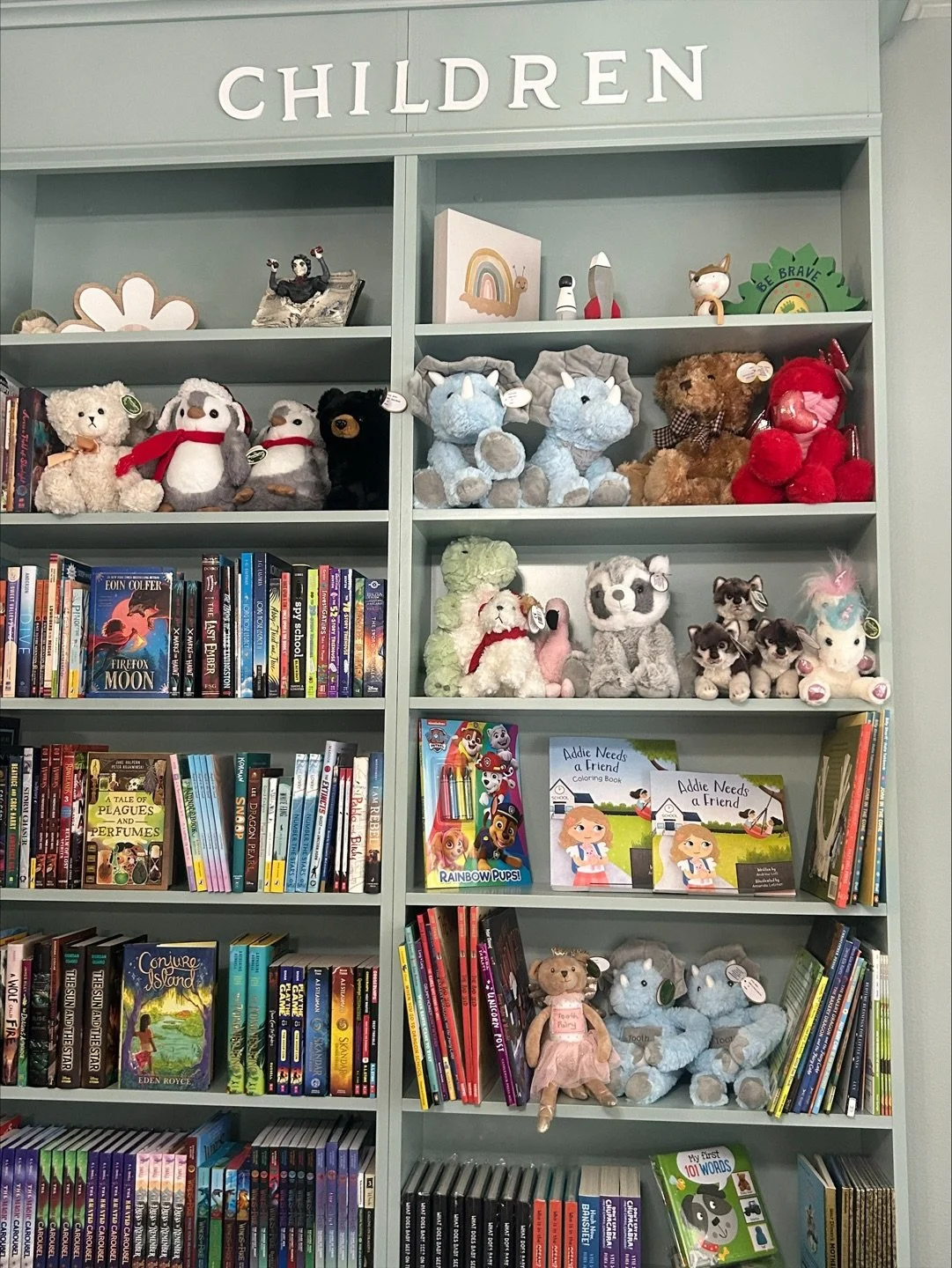 Feeling incredibly grateful to see Addie Needs a Friend and its companion coloring book on the shelves at @citrus_sage_bookshop 🤍📚

Supporting local bookstores means so much to me, and I&rsquo;m thankful for the chance to share Addie&rsquo;s story 