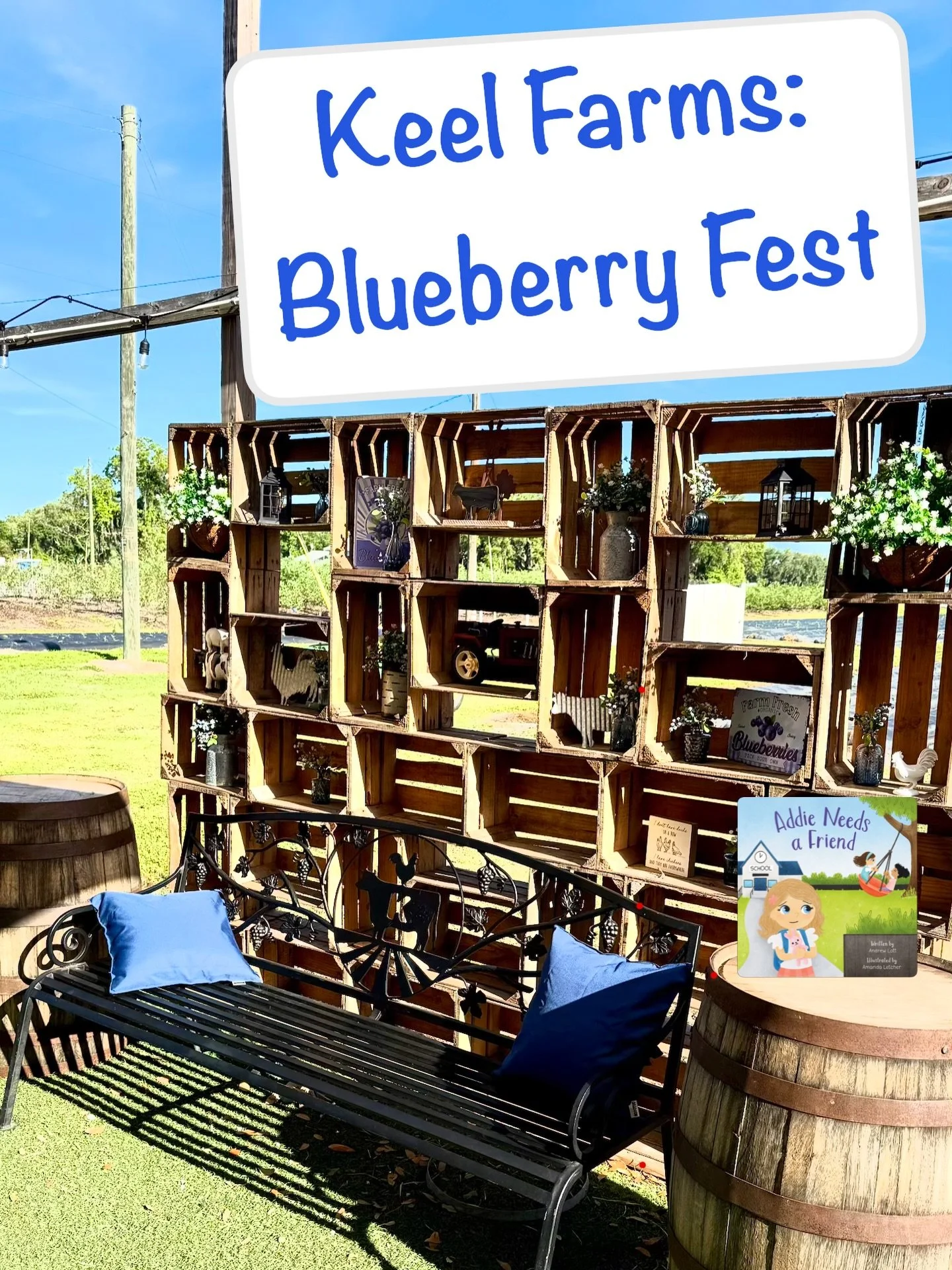 🫐 What a day at @keelfarmsfl Blueberry Festival! 🫐

Even though I was only there for one day, it was such a fun one. Got to meet so many great families, reconnect with some familiar faces from the Strawberry Bash (including a few Addies 🥹), and ki
