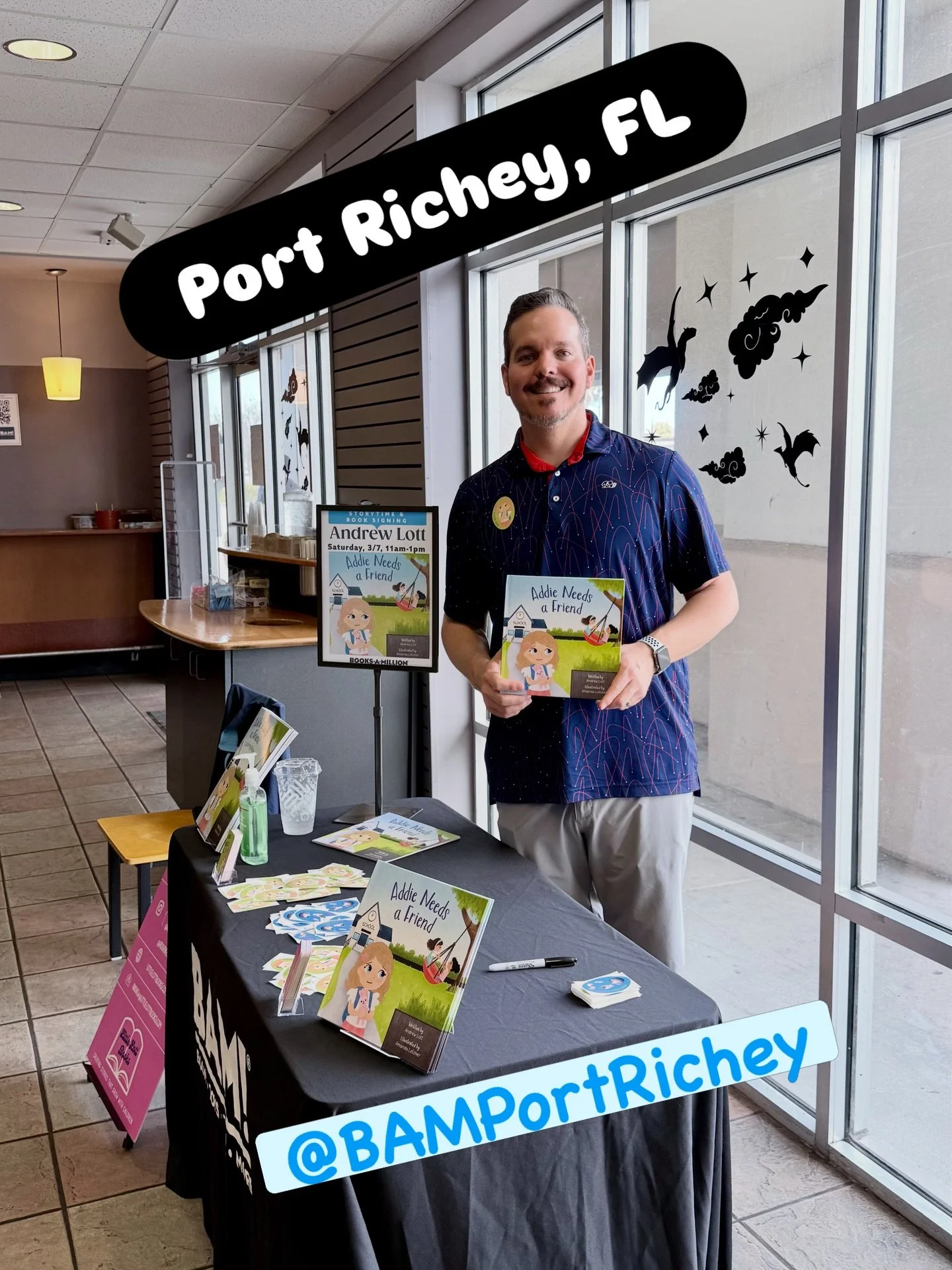 Well everybody, that&rsquo;s a wrap on my Books-A-Million event in Port Richey (@bamportrichey) back last month on March 7th.

It was really nice getting to see a few familiar faces and spend time connecting with families one-on-one.

Sometimes those