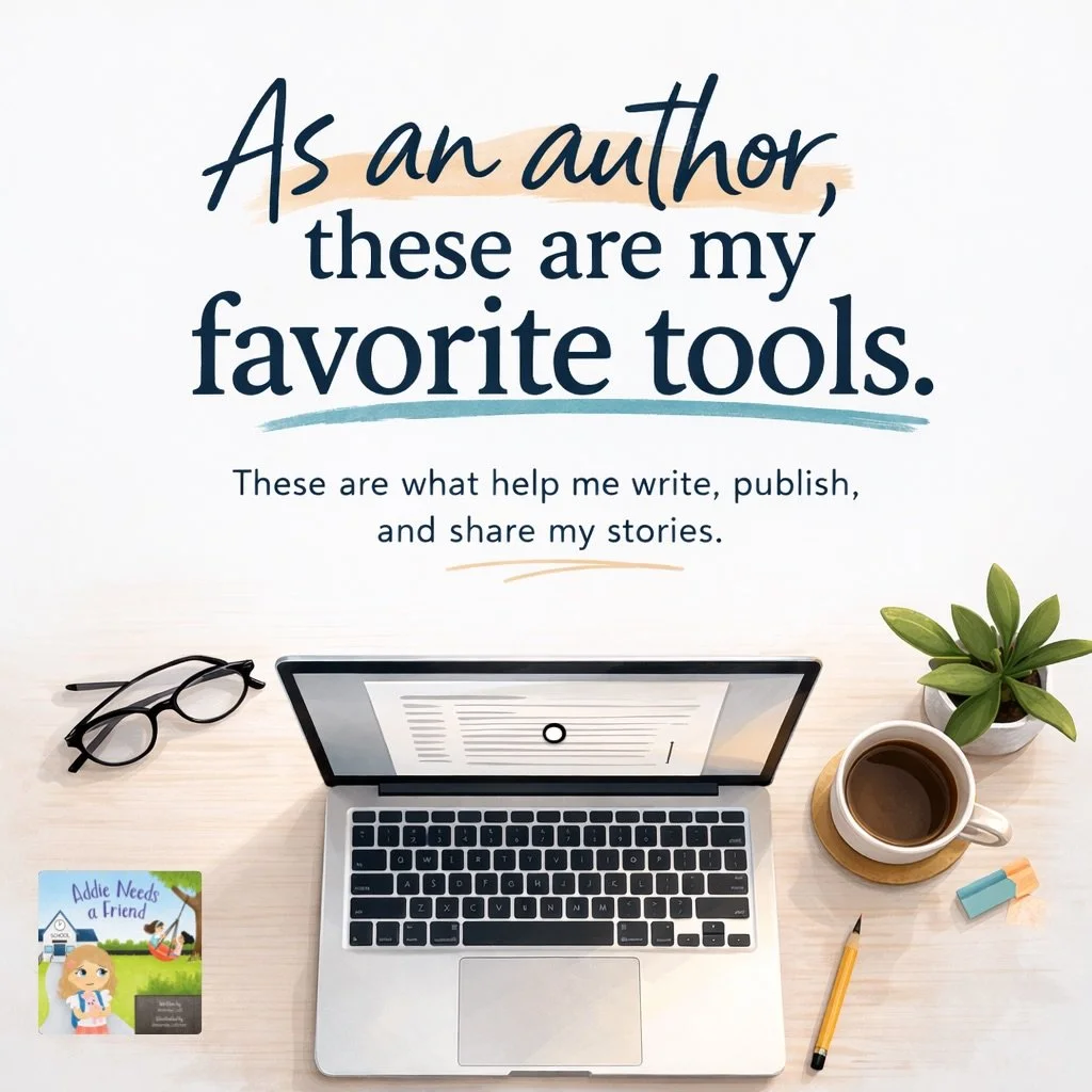 Being an author means wearing a lot of hats.

Some days I&rsquo;m writing stories. Other days I&rsquo;m working on design, websites, events, marketing, or learning something new about the publishing world.

Over time I&rsquo;ve found a few tools that