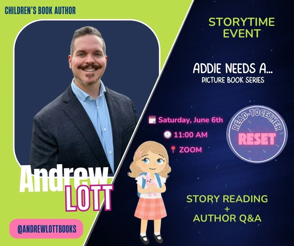 I&rsquo;m so excited to be joining @BrittMooseSLP for her Summer Read Together Reset virtual event!

I&rsquo;ll be reading Addie Needs a Friend live, chatting with families, and answering questions from the audience along the way.

🗓 Saturday, June 