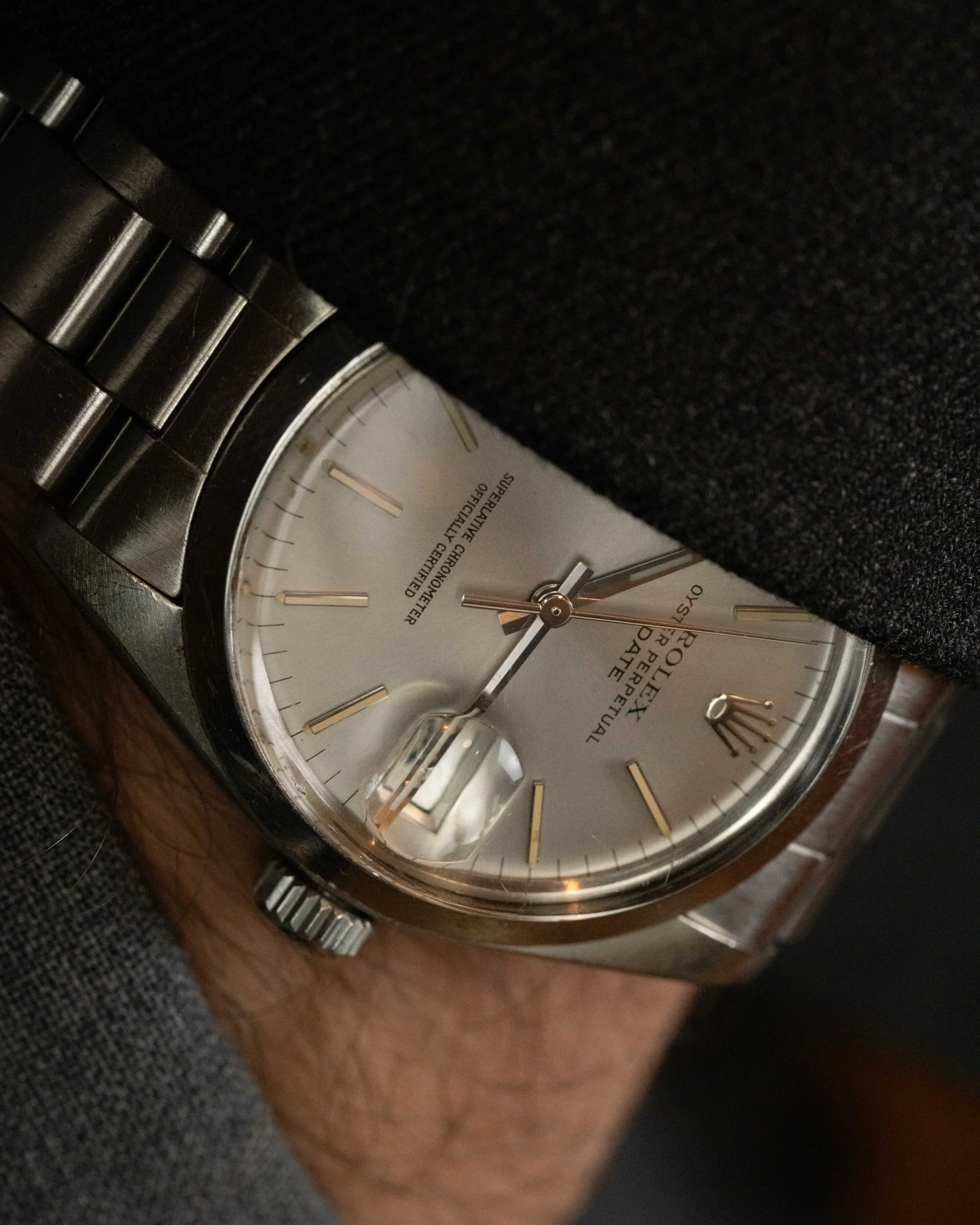 1979 Rolex Oyster Perpetual Date Wrist Shot