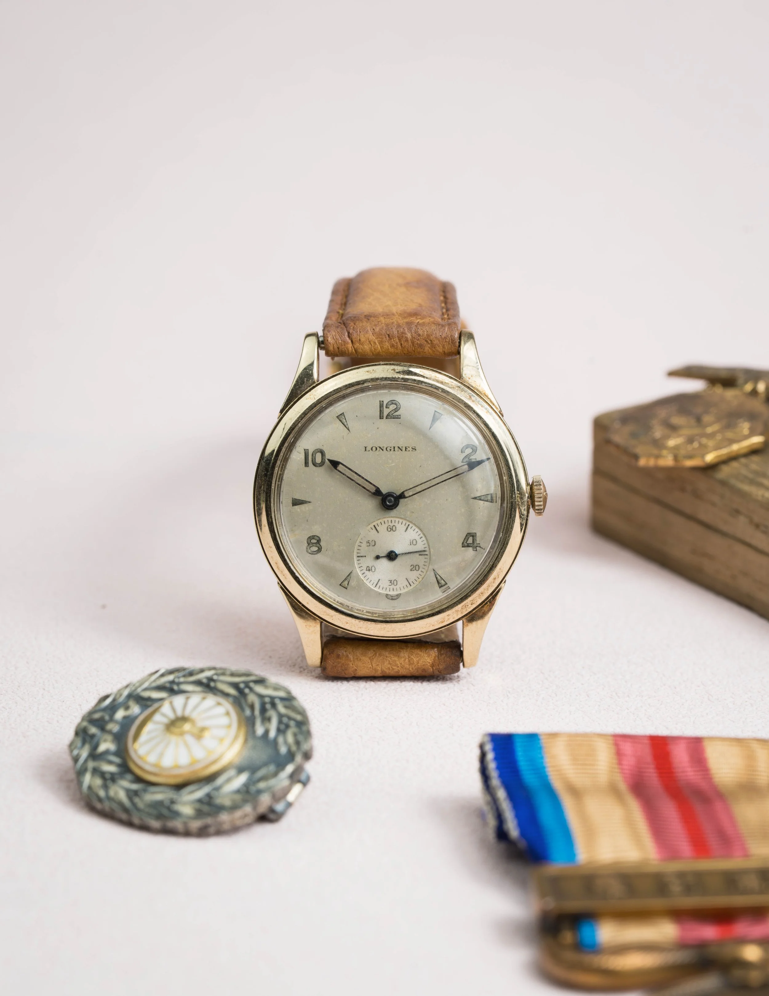 14k Gold Longines Sei Tacche