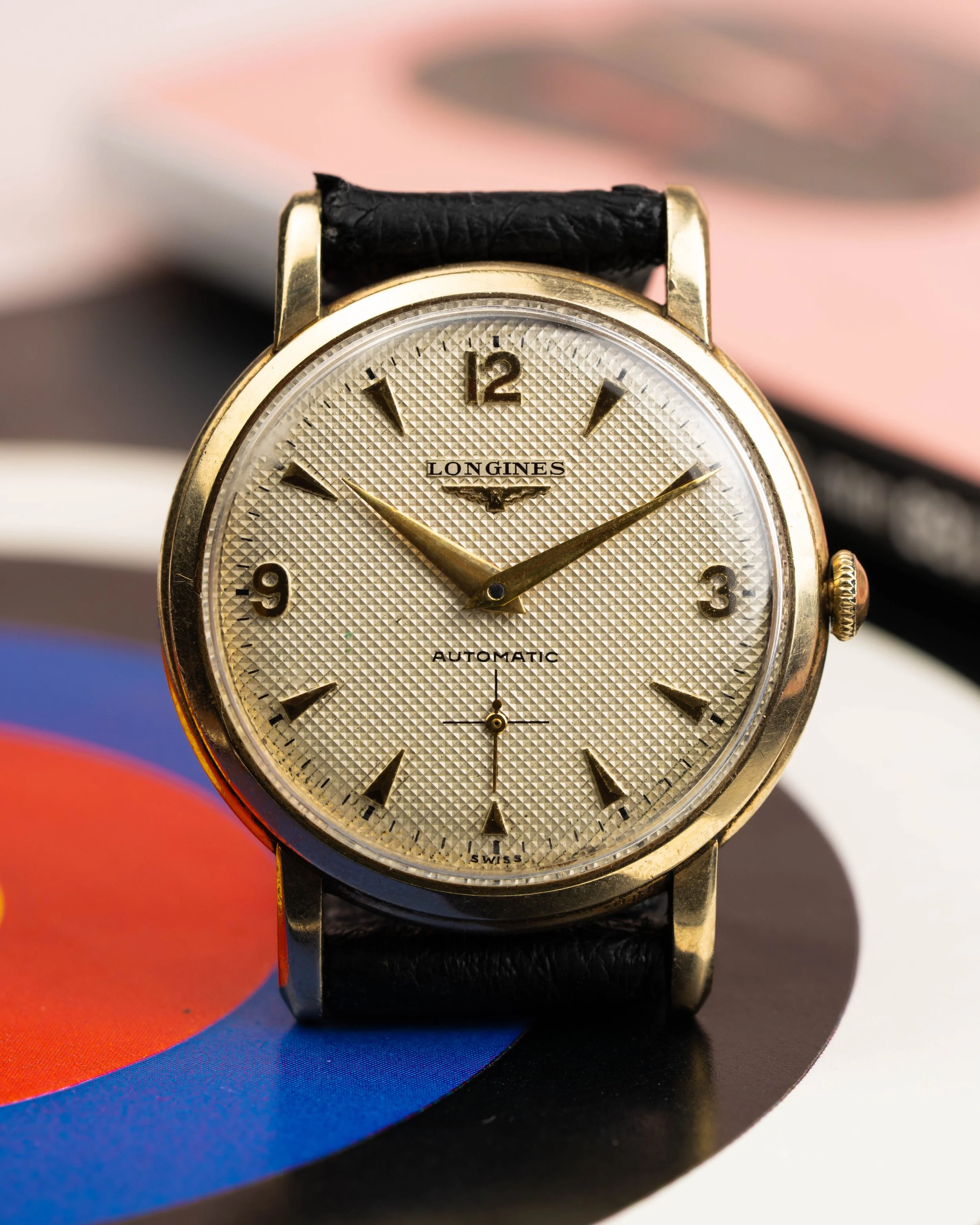 Longines Waffle Honeycomb Dial