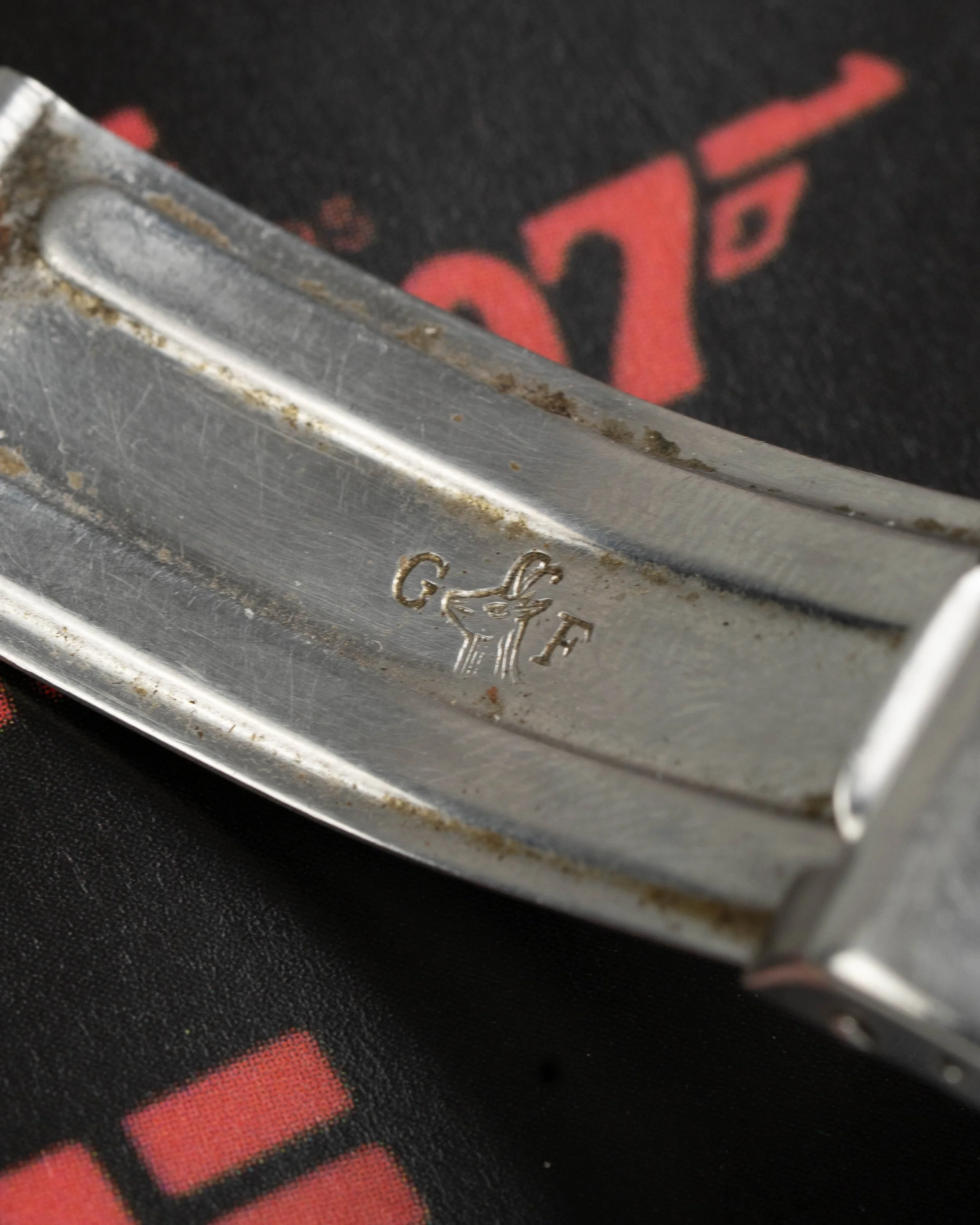 Vintage 1970s Tissot PR-516 Automatic Diver. Features a teal blue dial, orange seconds hand, and original steel Gay Frères bracelet.