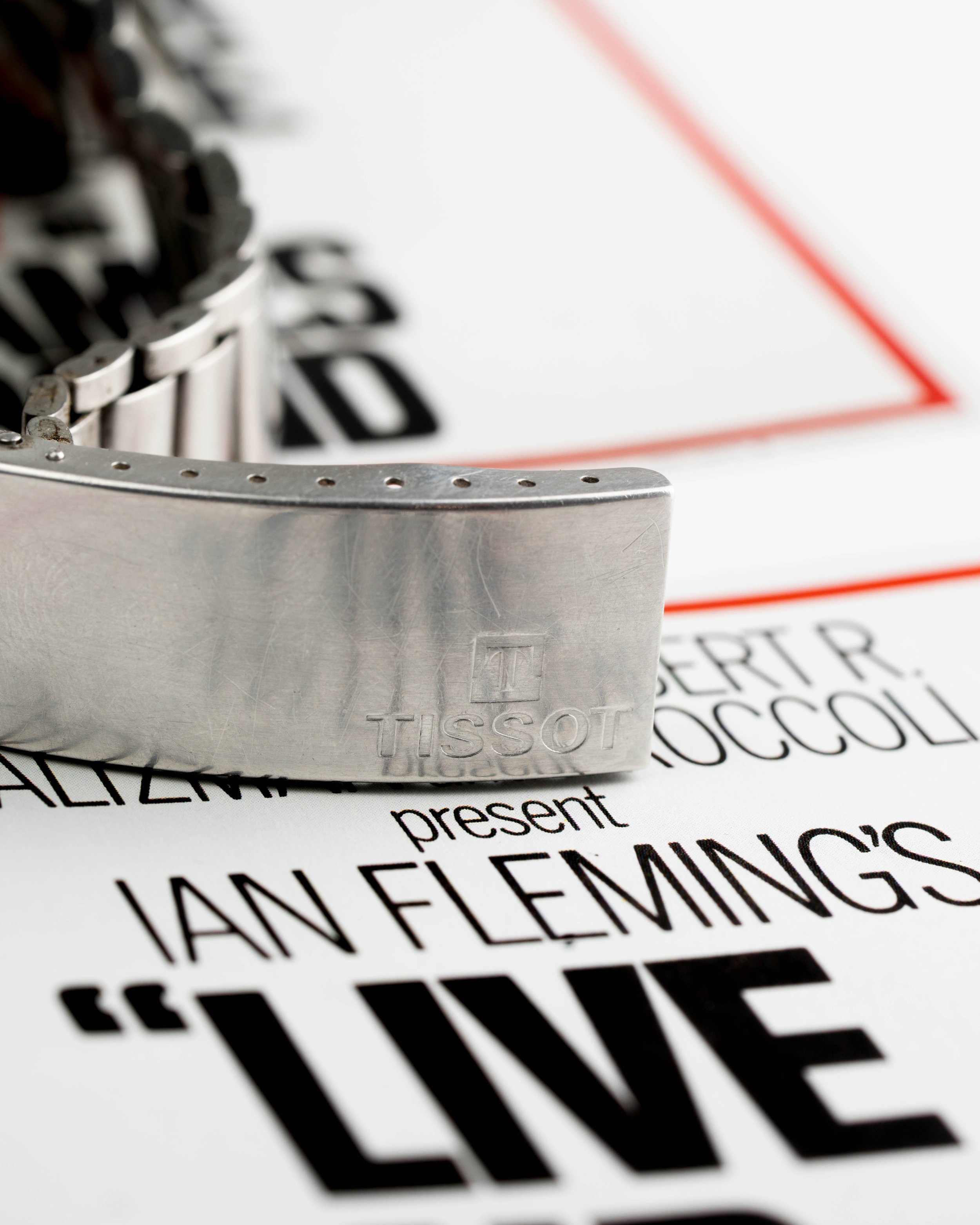 Vintage 1970s Tissot PR-516 Automatic Diver. Features a teal blue dial, orange seconds hand, and original steel Gay Frères bracelet.