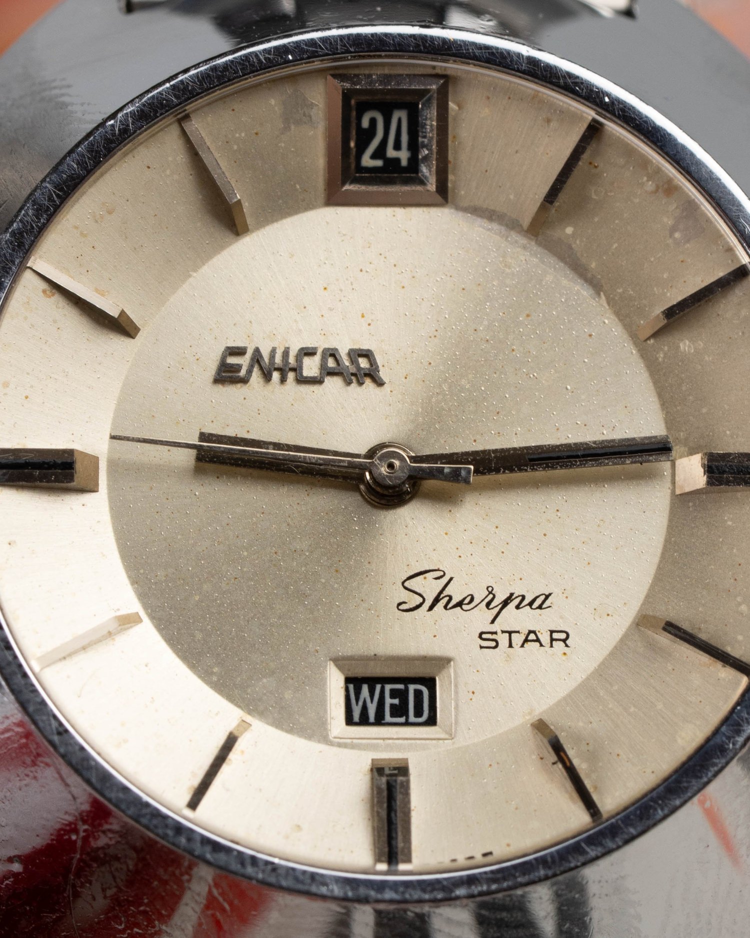 Enicar Sherpa Star Automatic Day Date — Arrows Vintage Watches