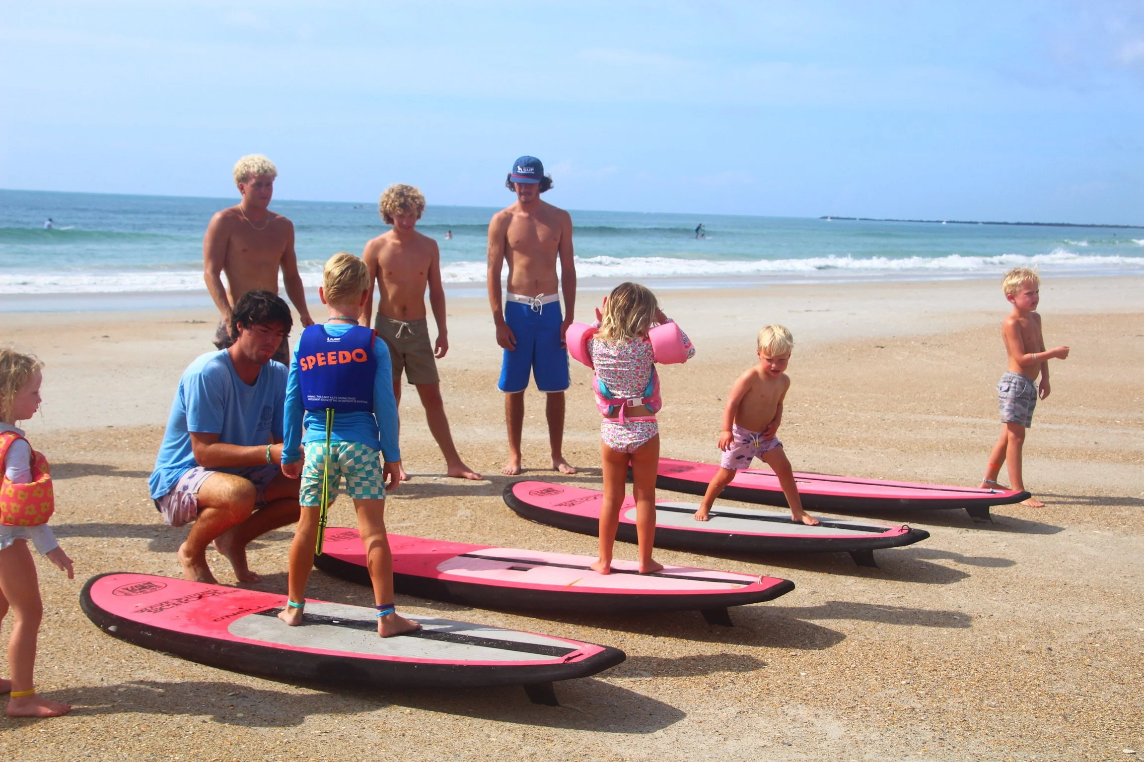 Beach safety is crucial before hopping in the water.