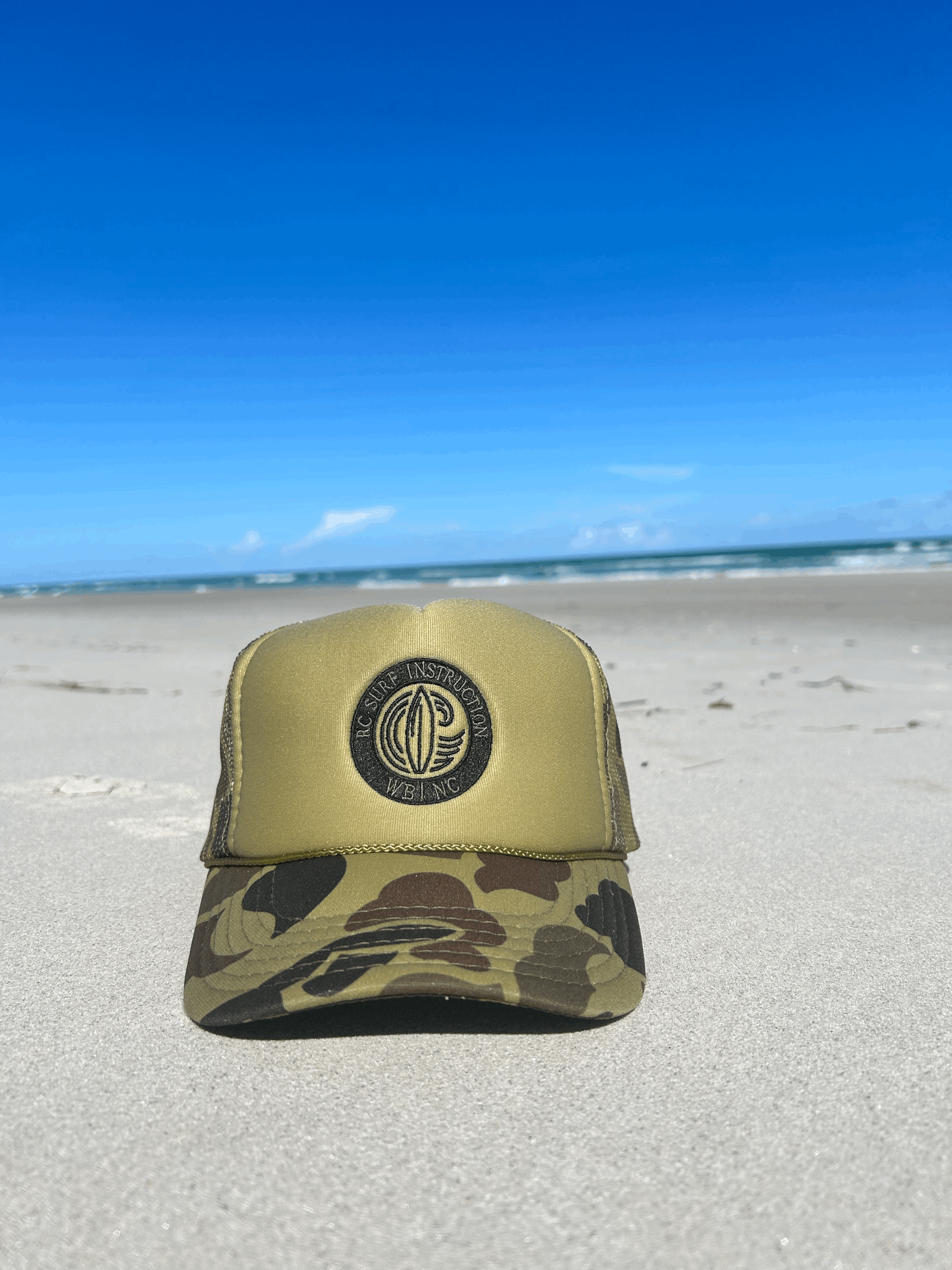 Camo Trucker Hat - RC Surf Instruction