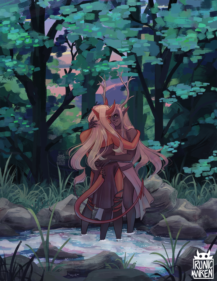 Twilight Embrace - Print