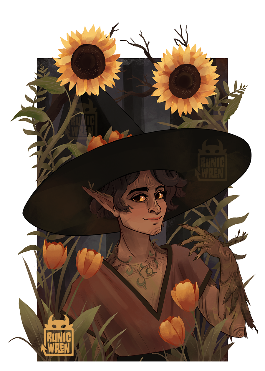 Witch of Woods - Print