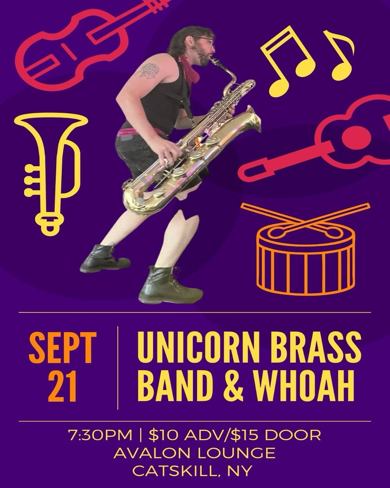 Gearing up for our show @theavalonlounge in September. We&rsquo;ll be accompanied by the great @whoahmusic. Ticket link in bio. Come on out for a great night of music!