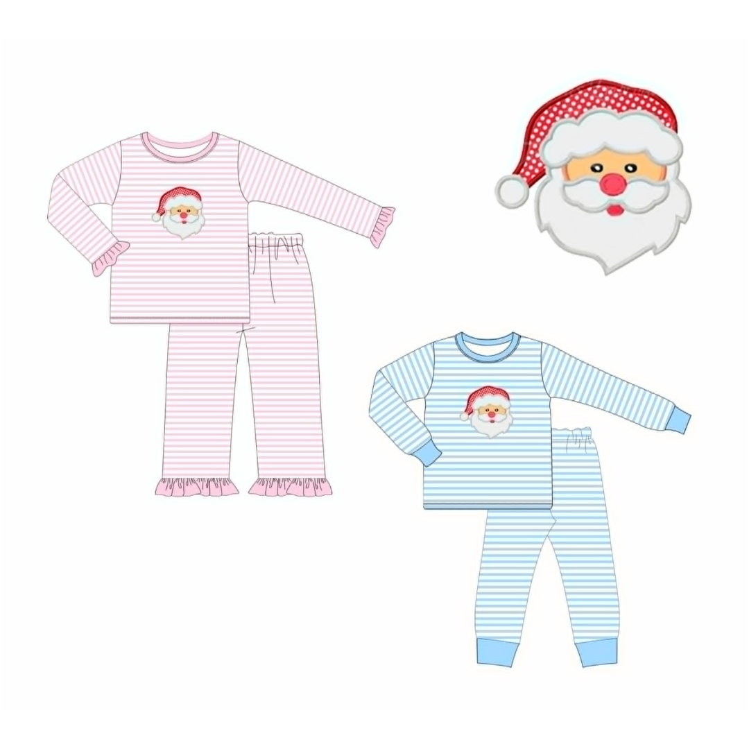 Classic Santa Stripe Pajamas – Preorder 045