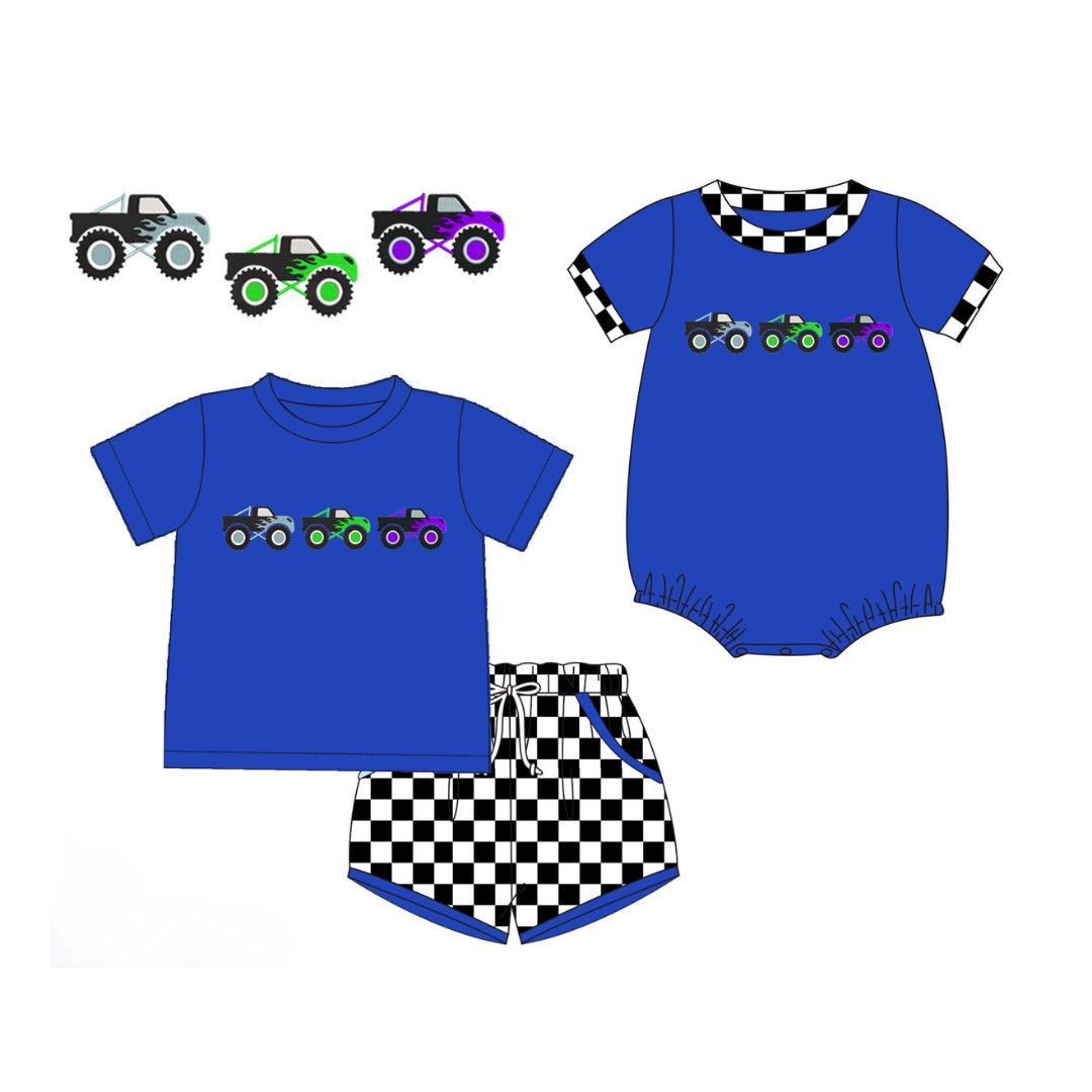 Monster Truck Checkered Flag Collection -- Preorder 033