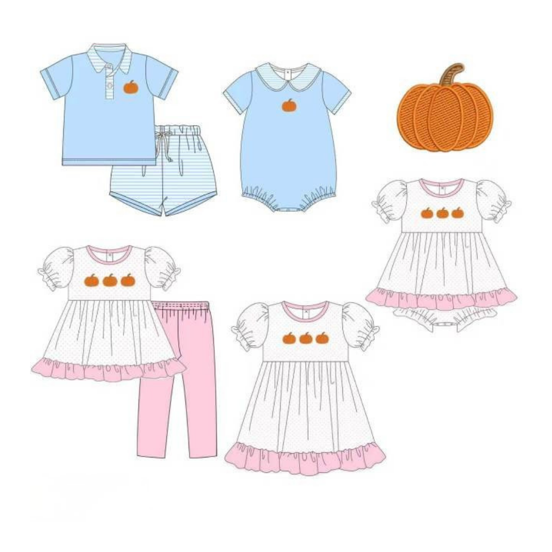 Classic Pumpkin Embroidery Collection – Preorder 043