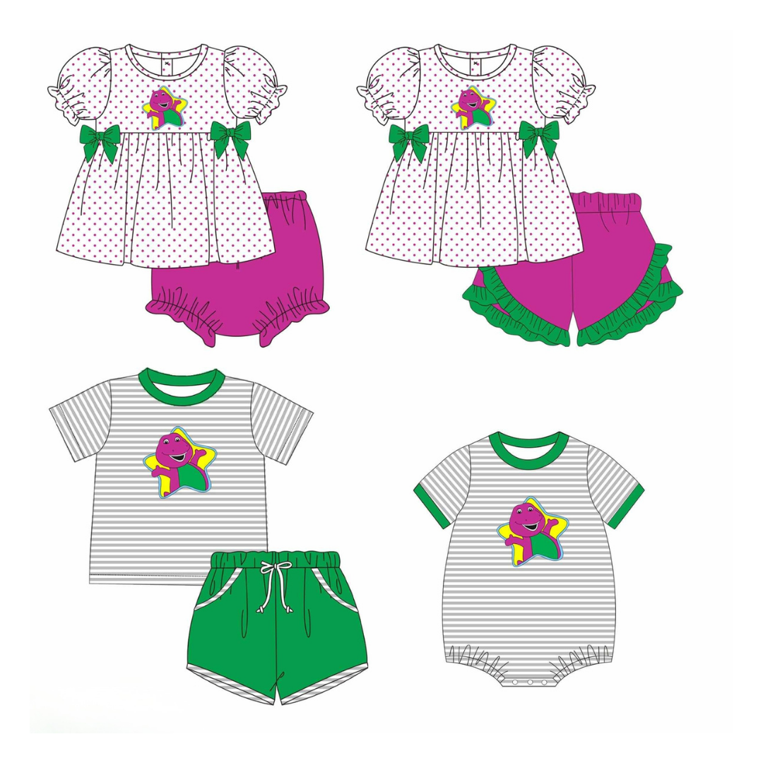 Purple Dino Friends Collection – Preorder 039