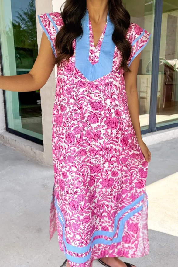 Pink Paisley Midi Dress – Adult Preorder