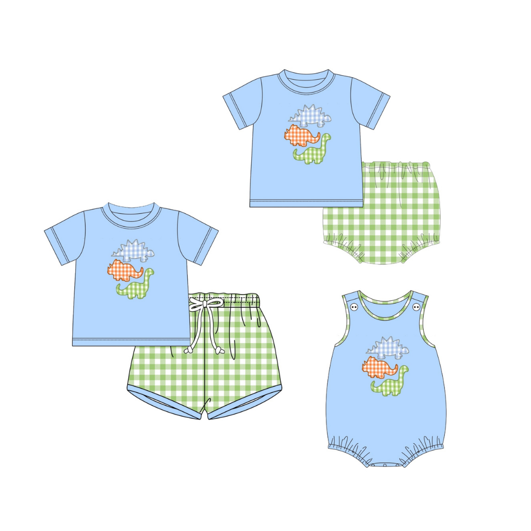 Dino Adventure Gingham Collection -- Preorder 029