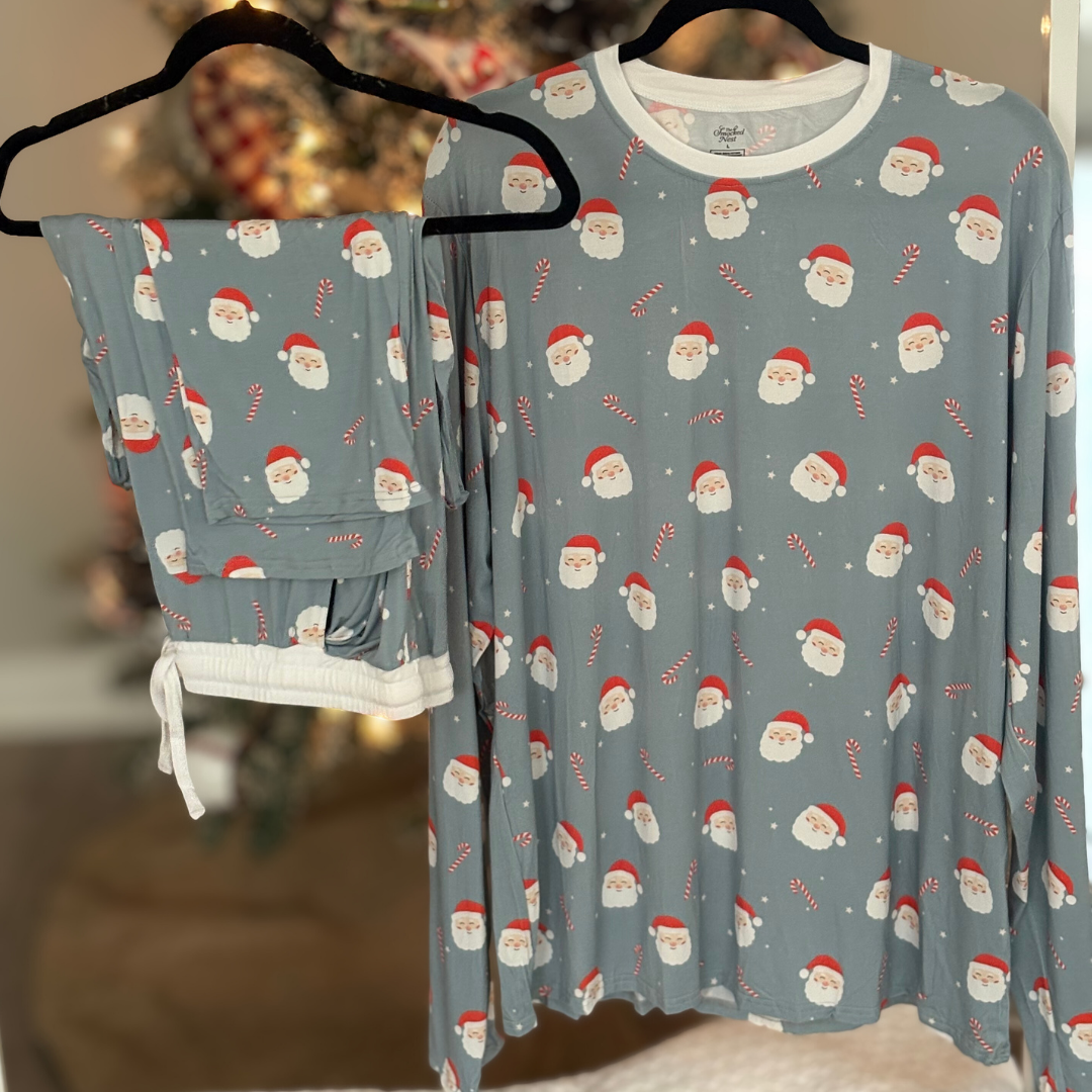 Here Comes Santa (Sage) - Men’s 2 Piece Set