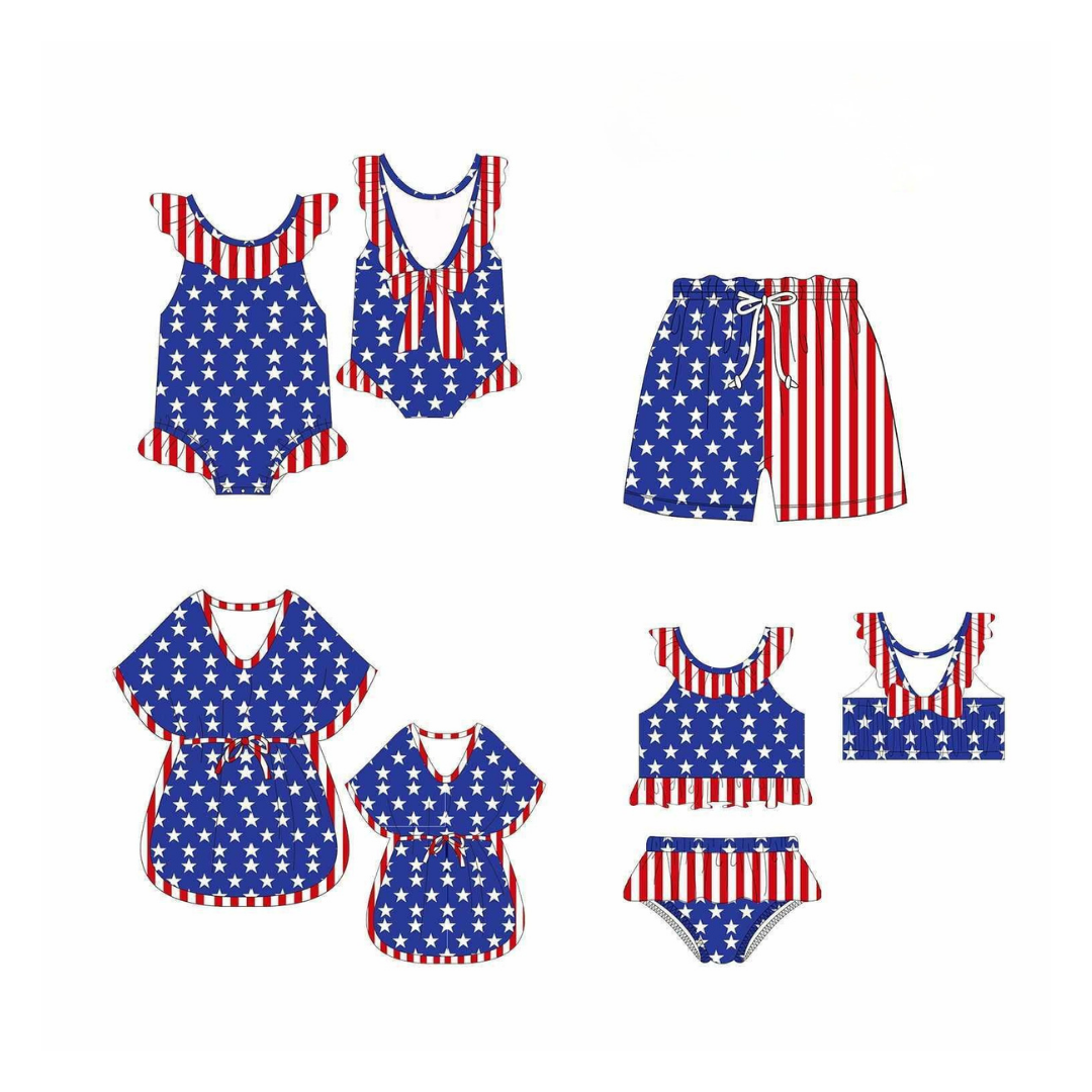 Stars & Stripes Swim Collection - Preorder 041