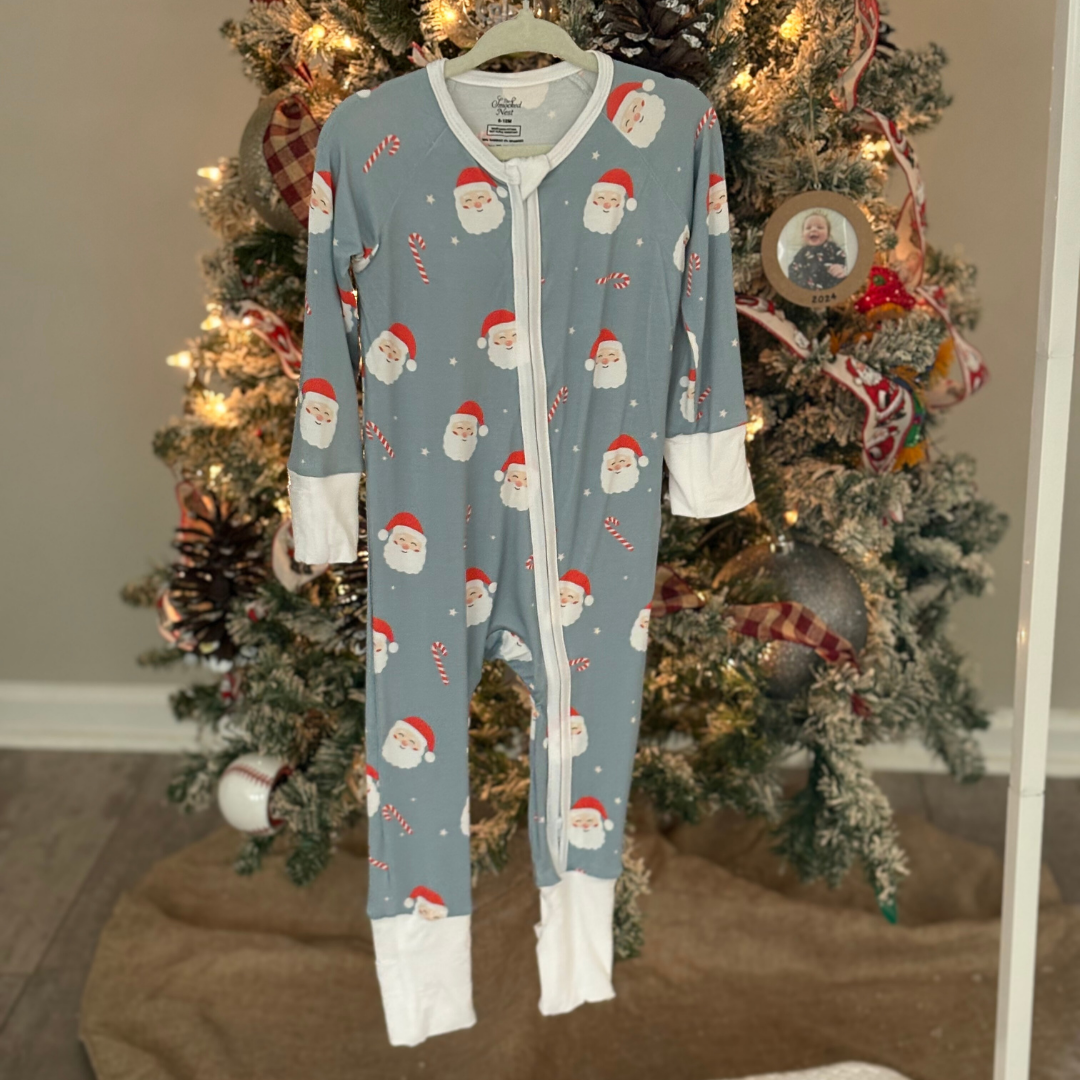 Here Comes Santa (Sage) - Kids Zippy