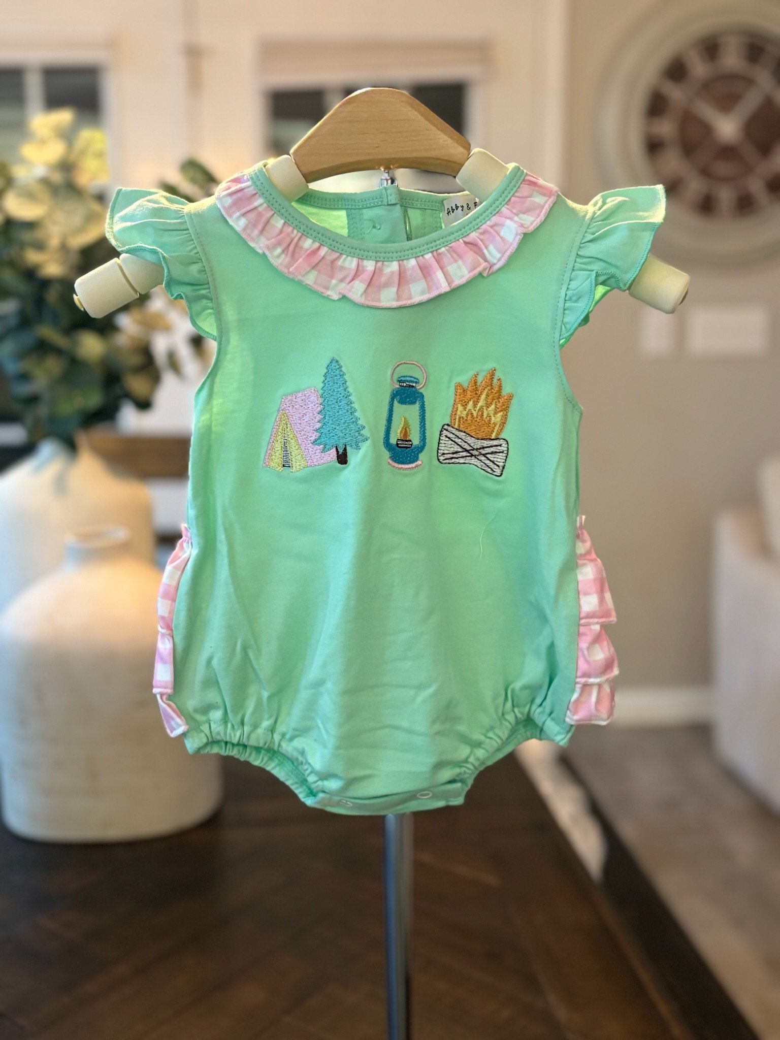 Camping Embroidery – Girls Bubble