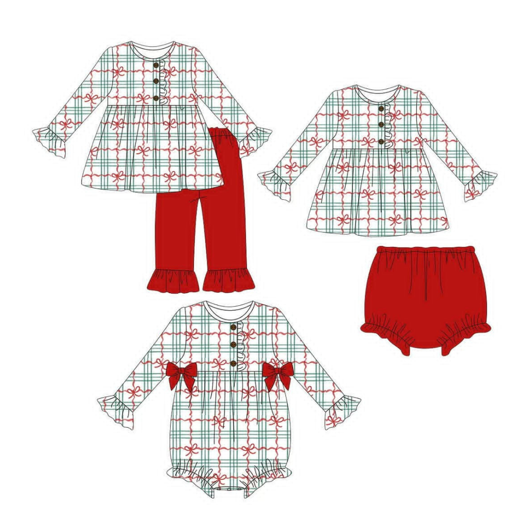 Holly & Bow Plaid Collection – Preorder 047