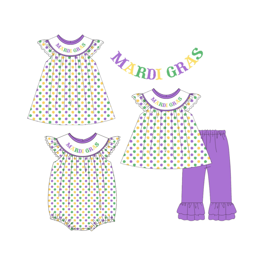Mardi Gras Dots Collection - Preorder 063