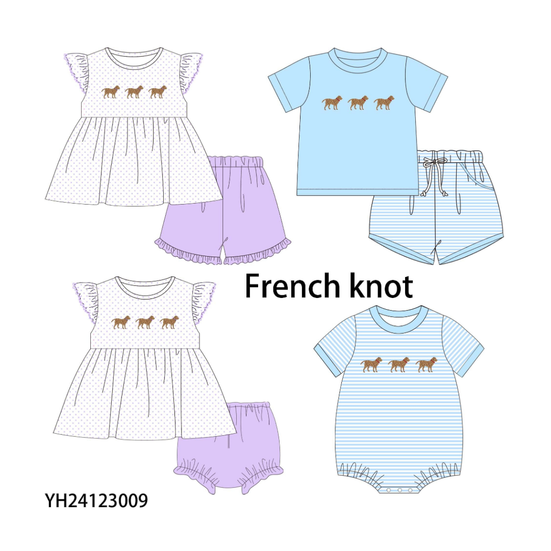 French Knot Puppy Sibling Collection – Preorder 034