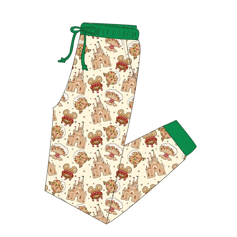 Gingerbread wishes + Mouse ear kisses - Jogger Pant
